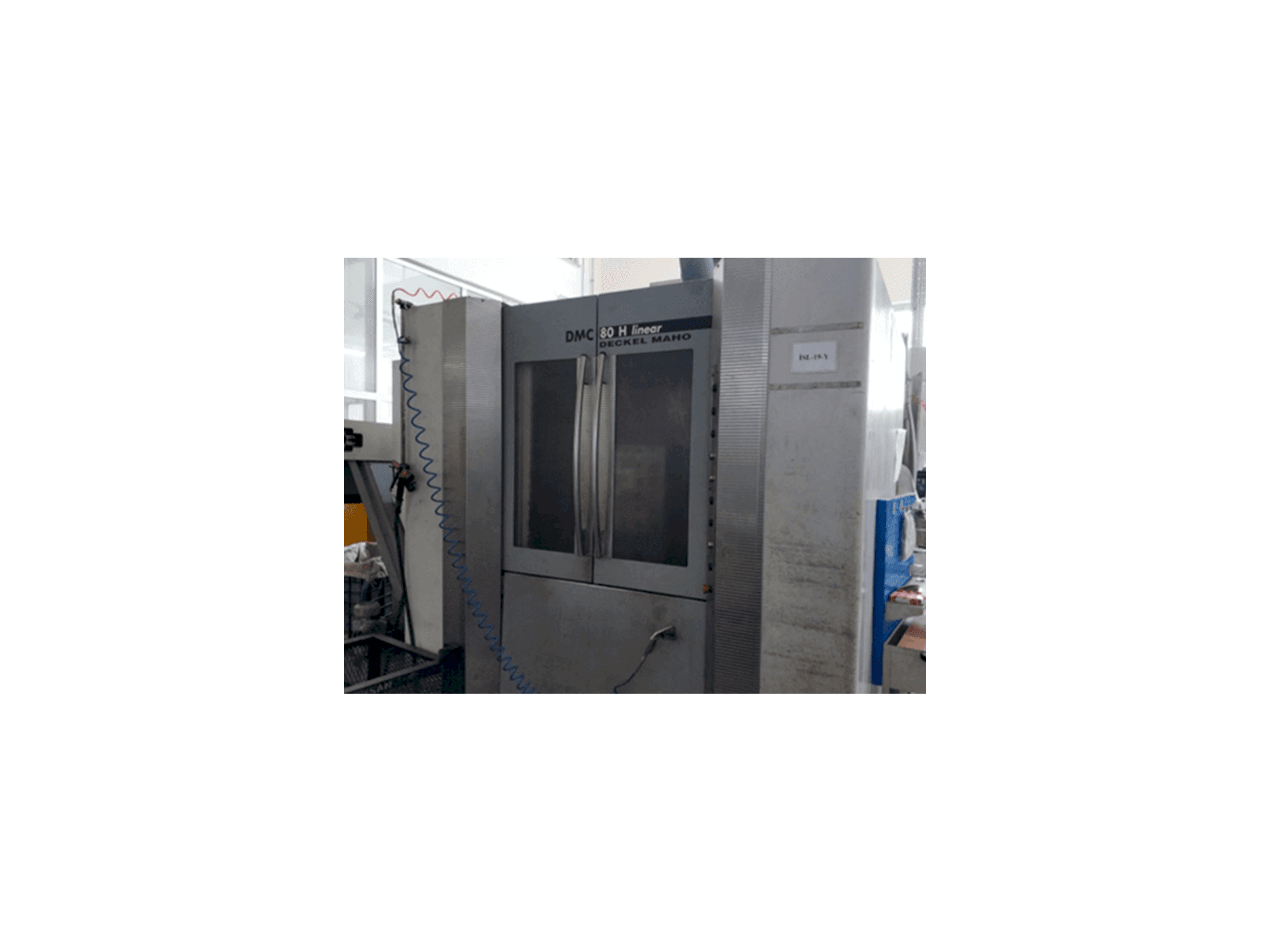 DECKEL MAHO DMC 80 H linear-maskinen framifrån