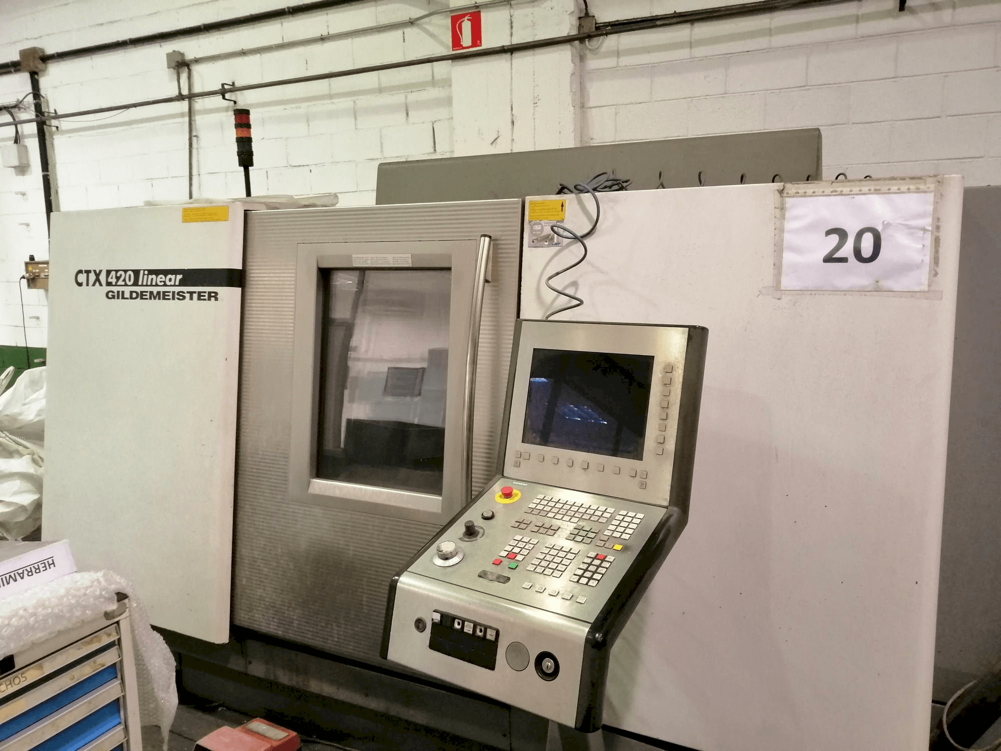 Gildemeister CTX 400-maskinen framifrån