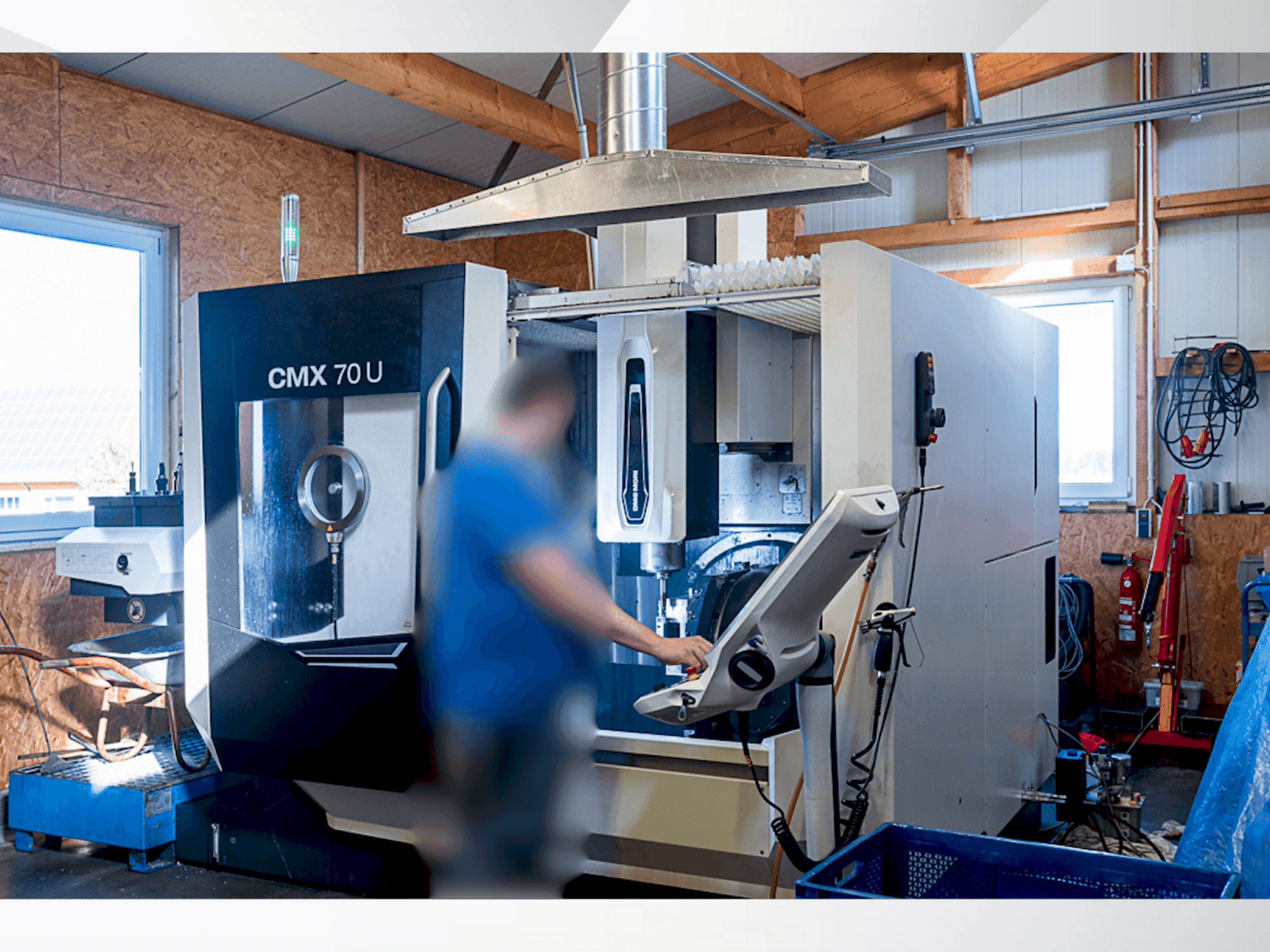 DMG MORI CMX 70 U-maskinen framifrån