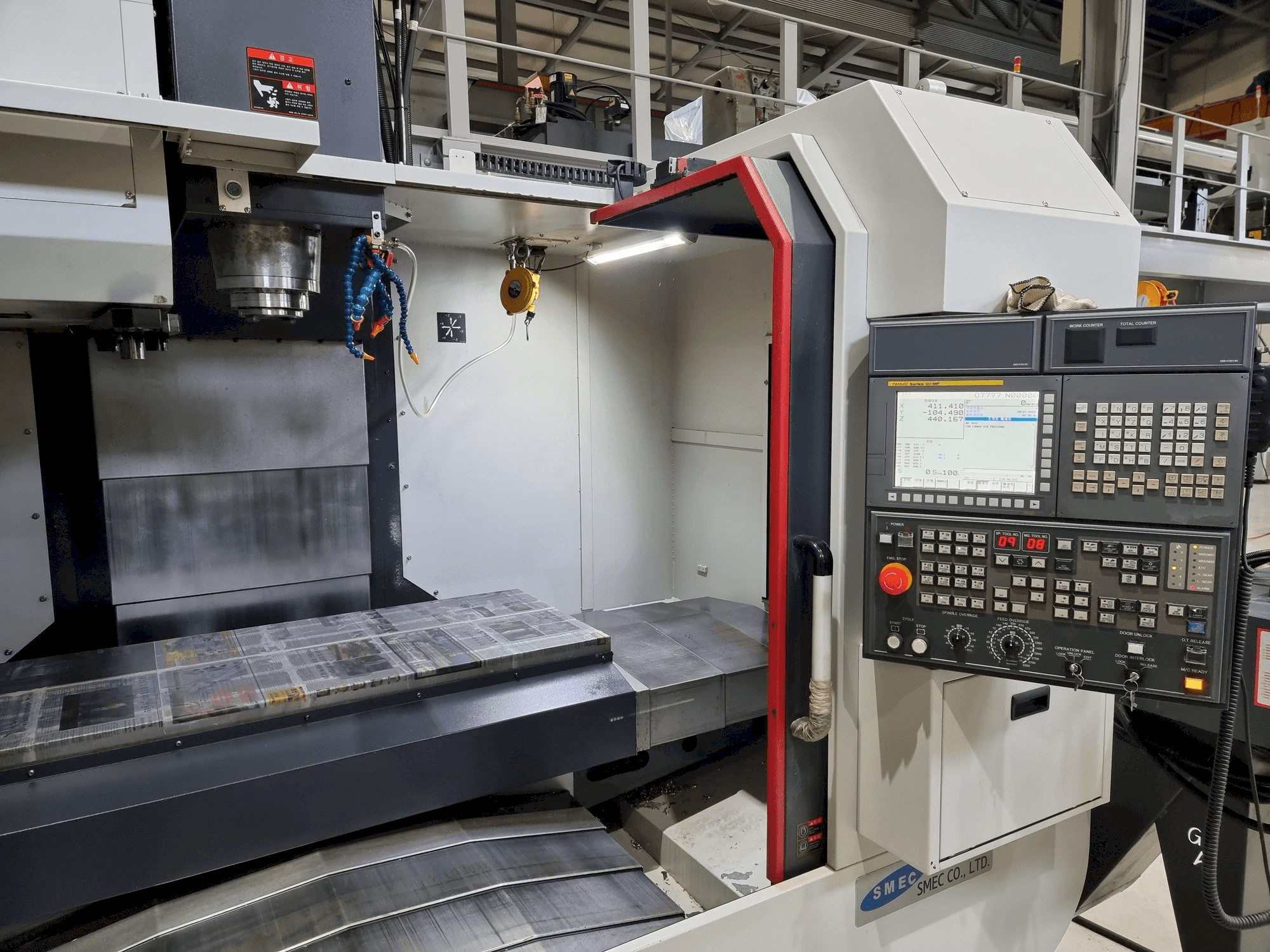 SMEC LCV 650-maskinen framifrån