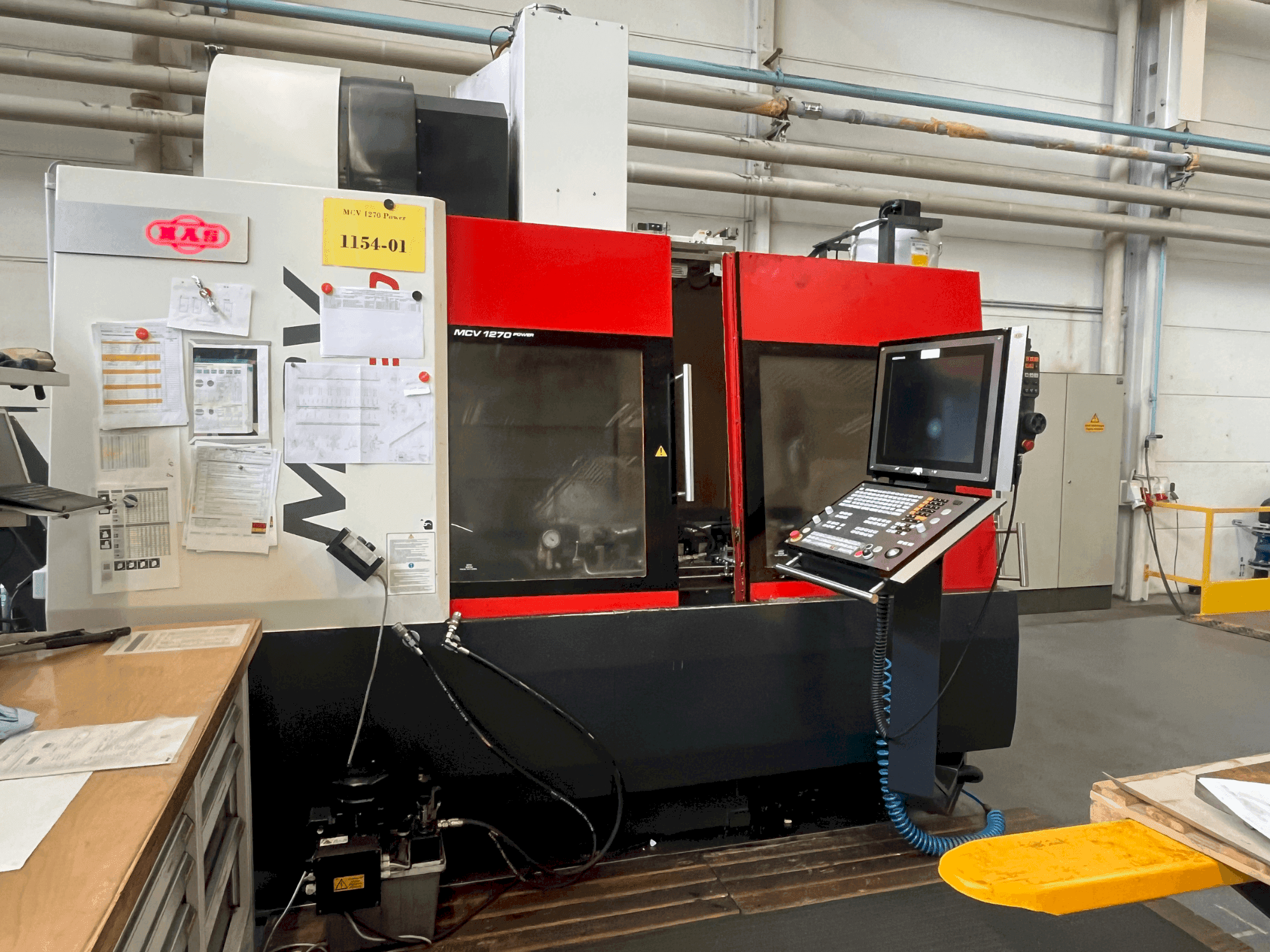 MAS MCV 1270 Power-maskinen framifrån