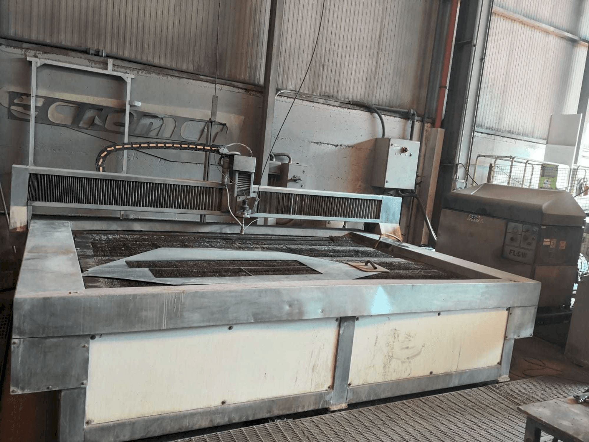 Flow 7xs 55-maskinen framifrån