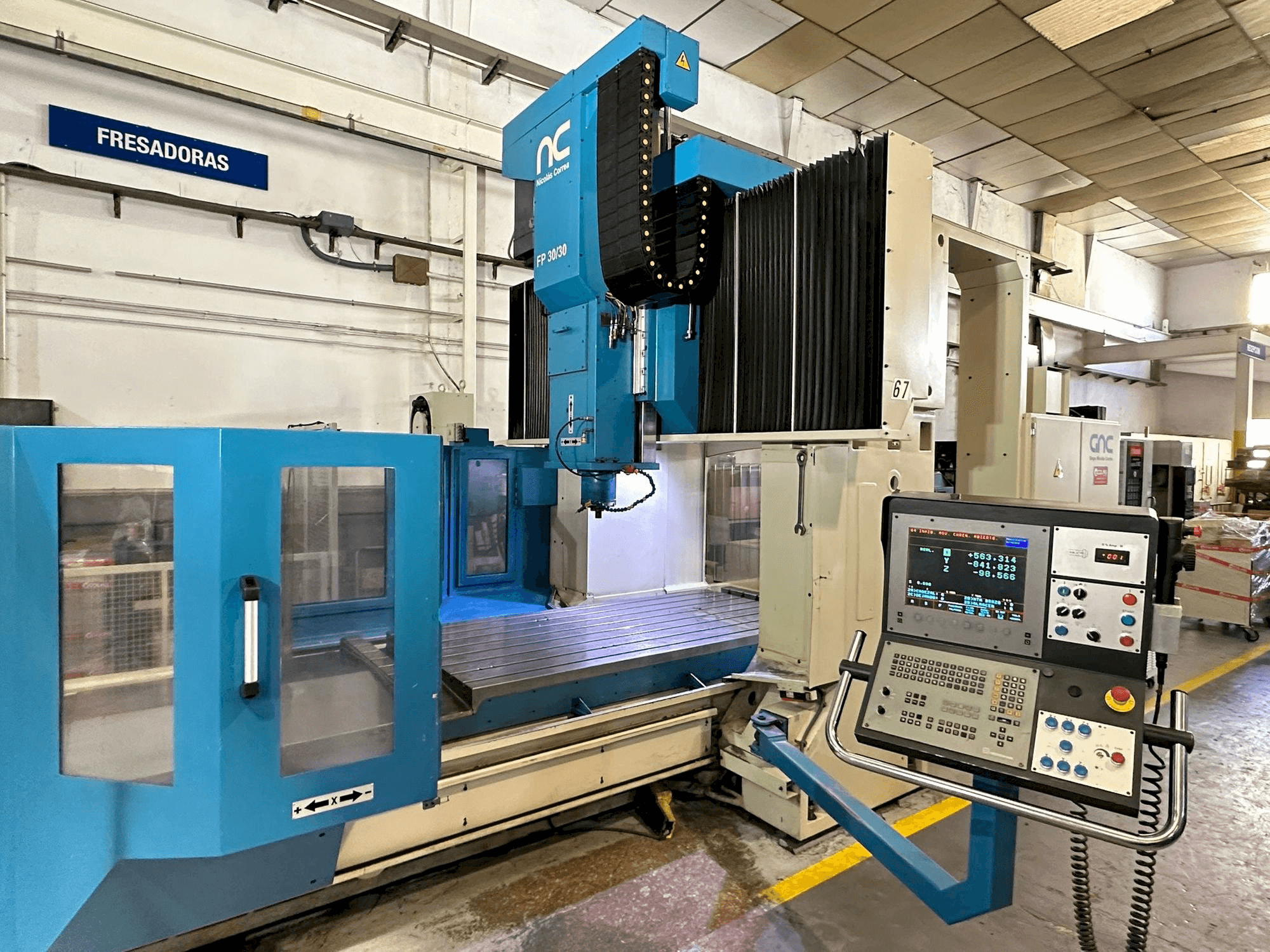 NIEDERBERGER FP30/30-maskinen framifrån