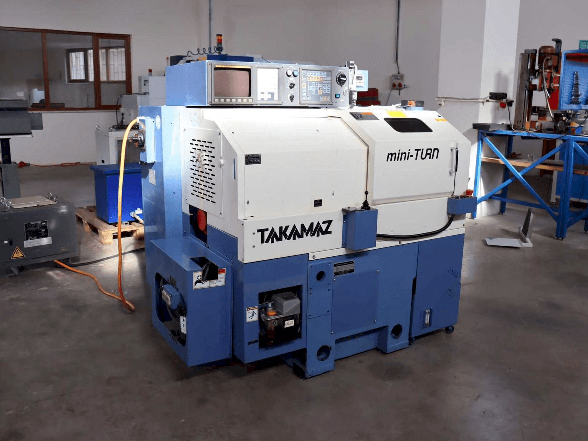 Takamaz mini-Turn-maskinen framifrån