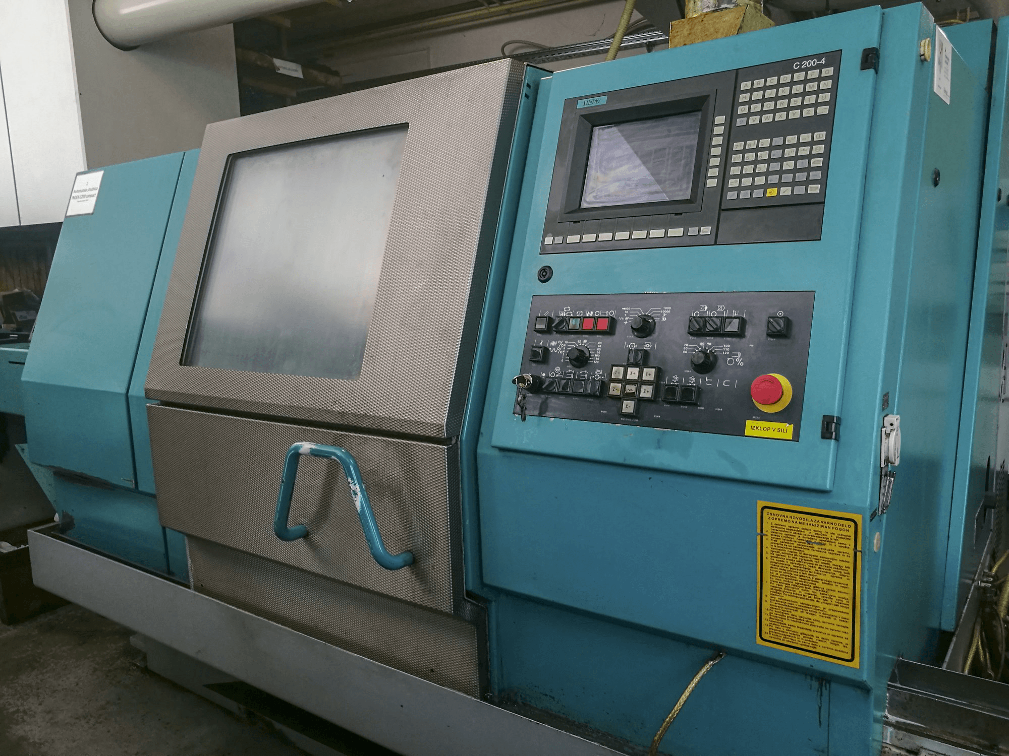 Index-maskinen framifrånG200 Compact