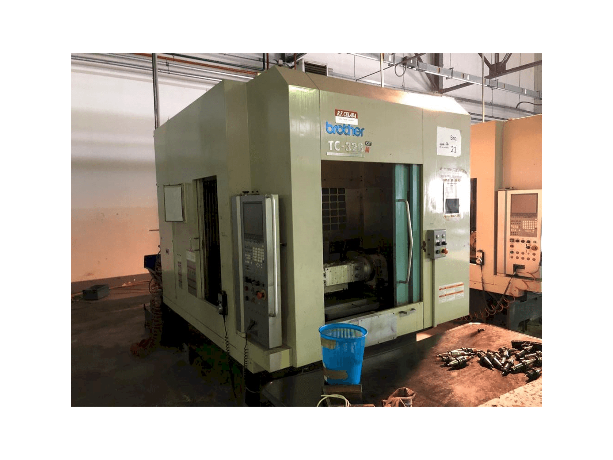 Brother TC 32B-maskinen framifrån