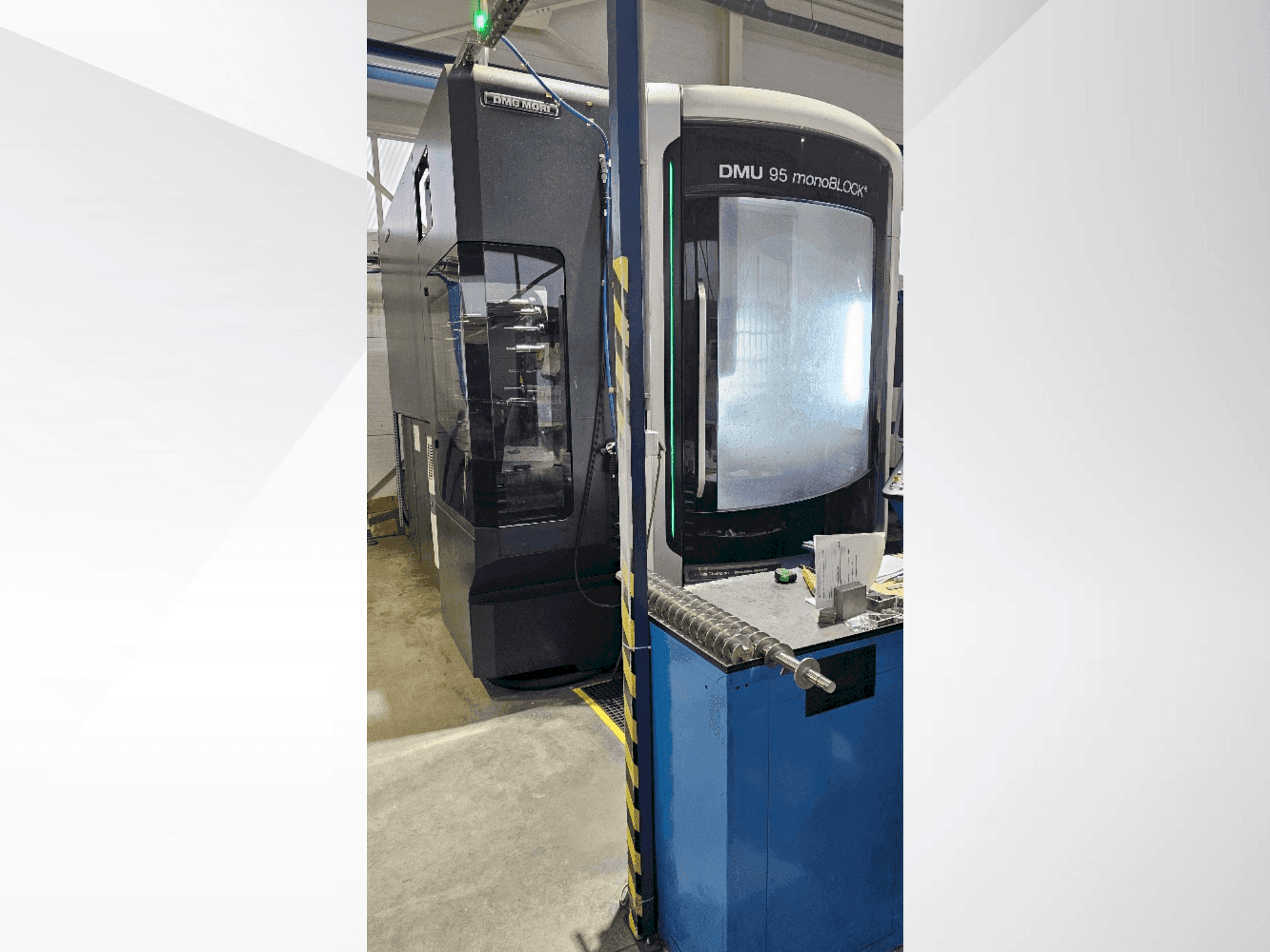 DMG MORI DMU 95 monoBlock-maskinen framifrån