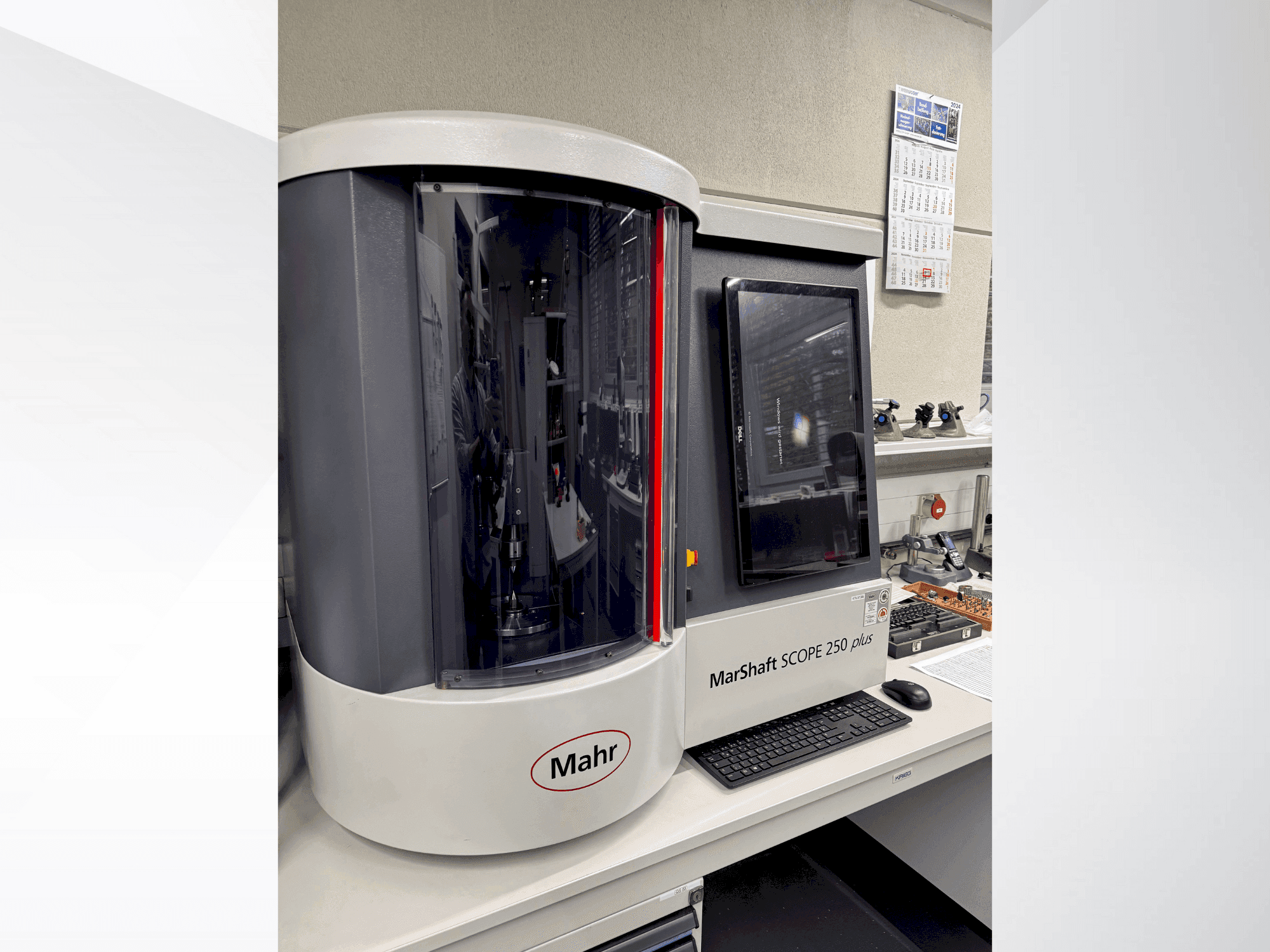MAHR MahrShaft SCOPE 250 plus-maskinen framifrån