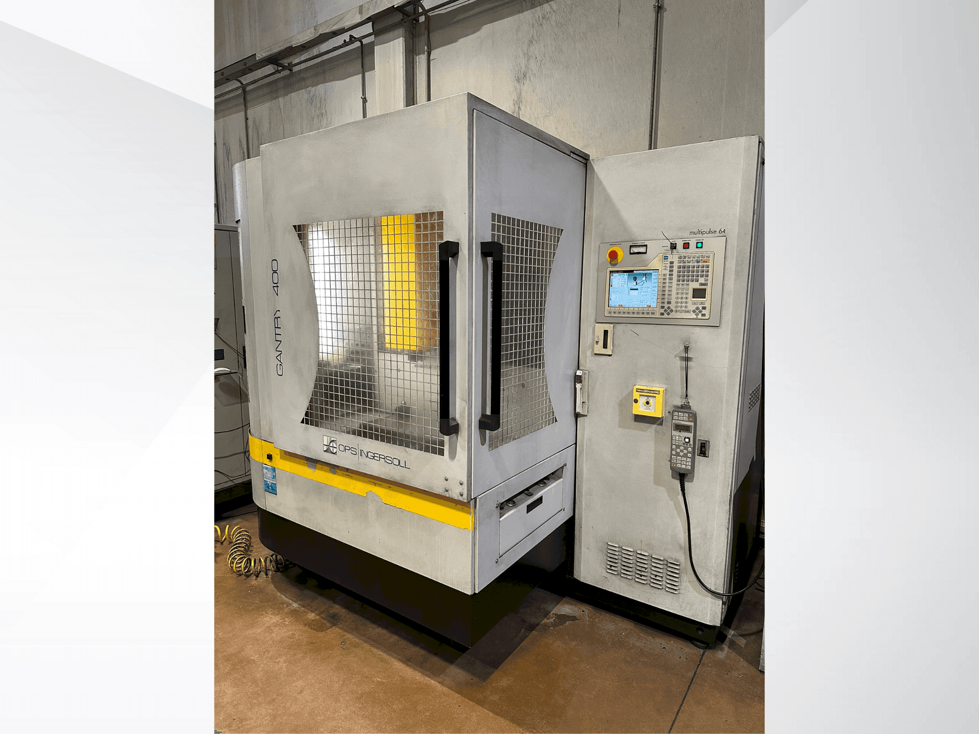 INGERSOLL Gantry 400-maskinen framifrån