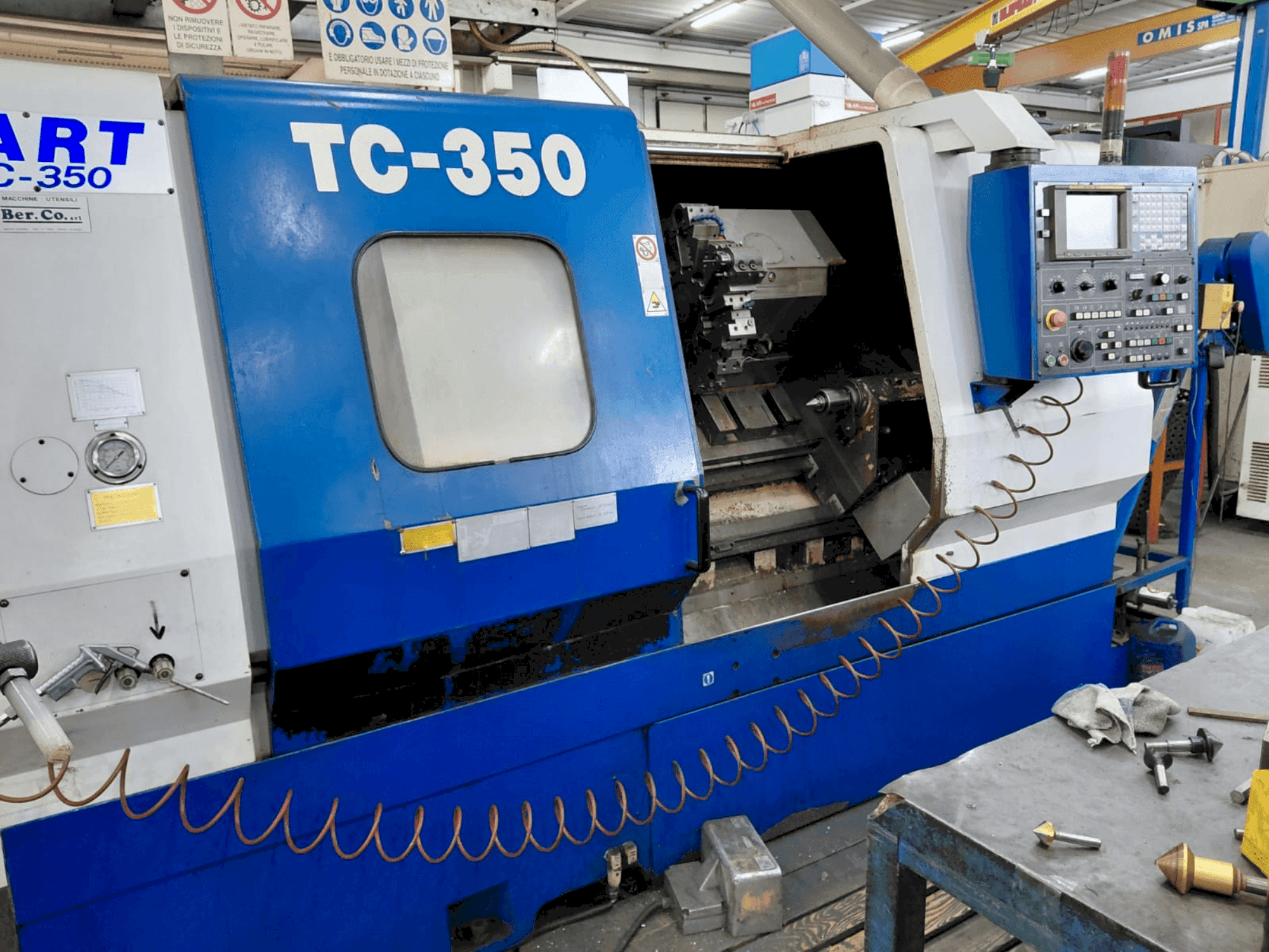 DART TC350-maskinen framifrån