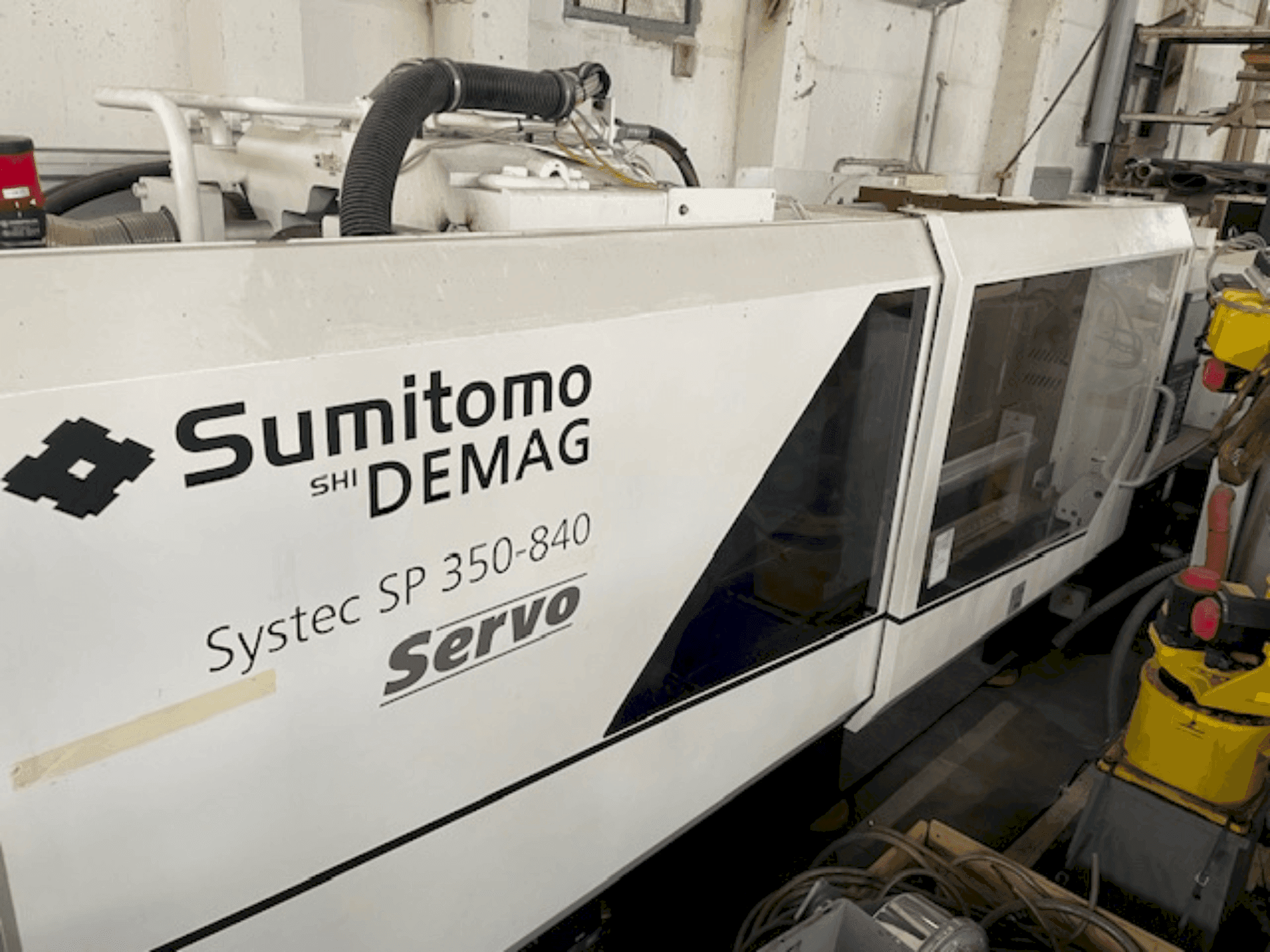 SUMITOMO SHI DEMAG Systec SP 350/720-840-maskinen framifrån