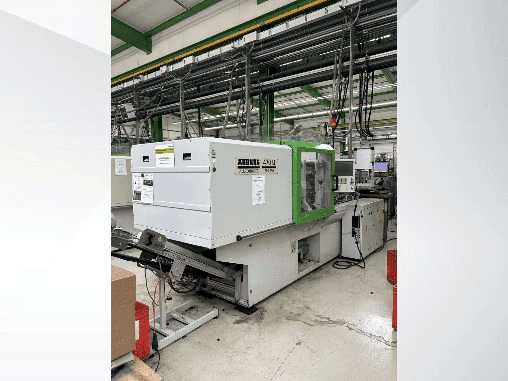 Arburg 470 U / 800-290-maskinen framifrån