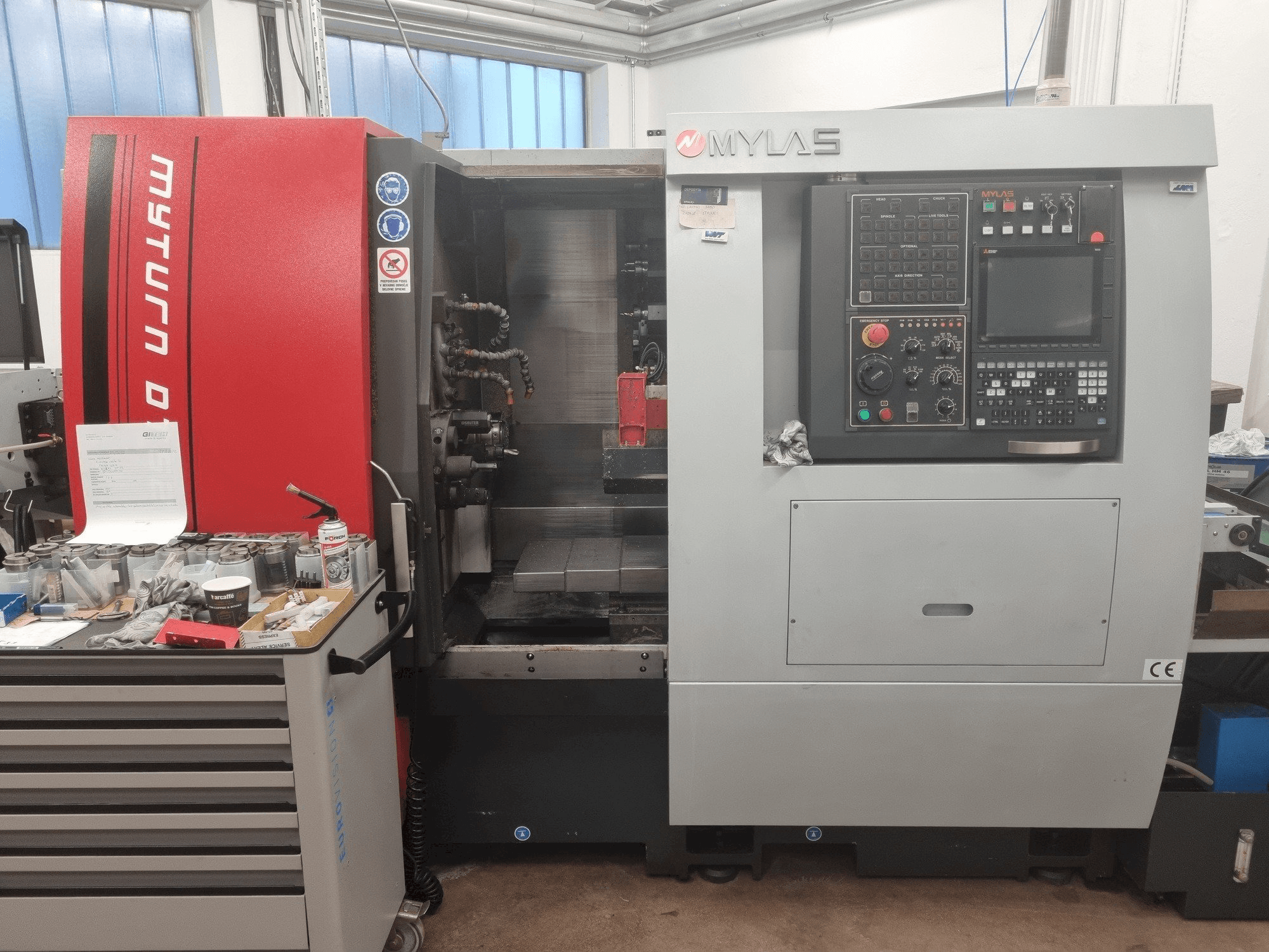 MYLAS DT52-maskinen framifrån