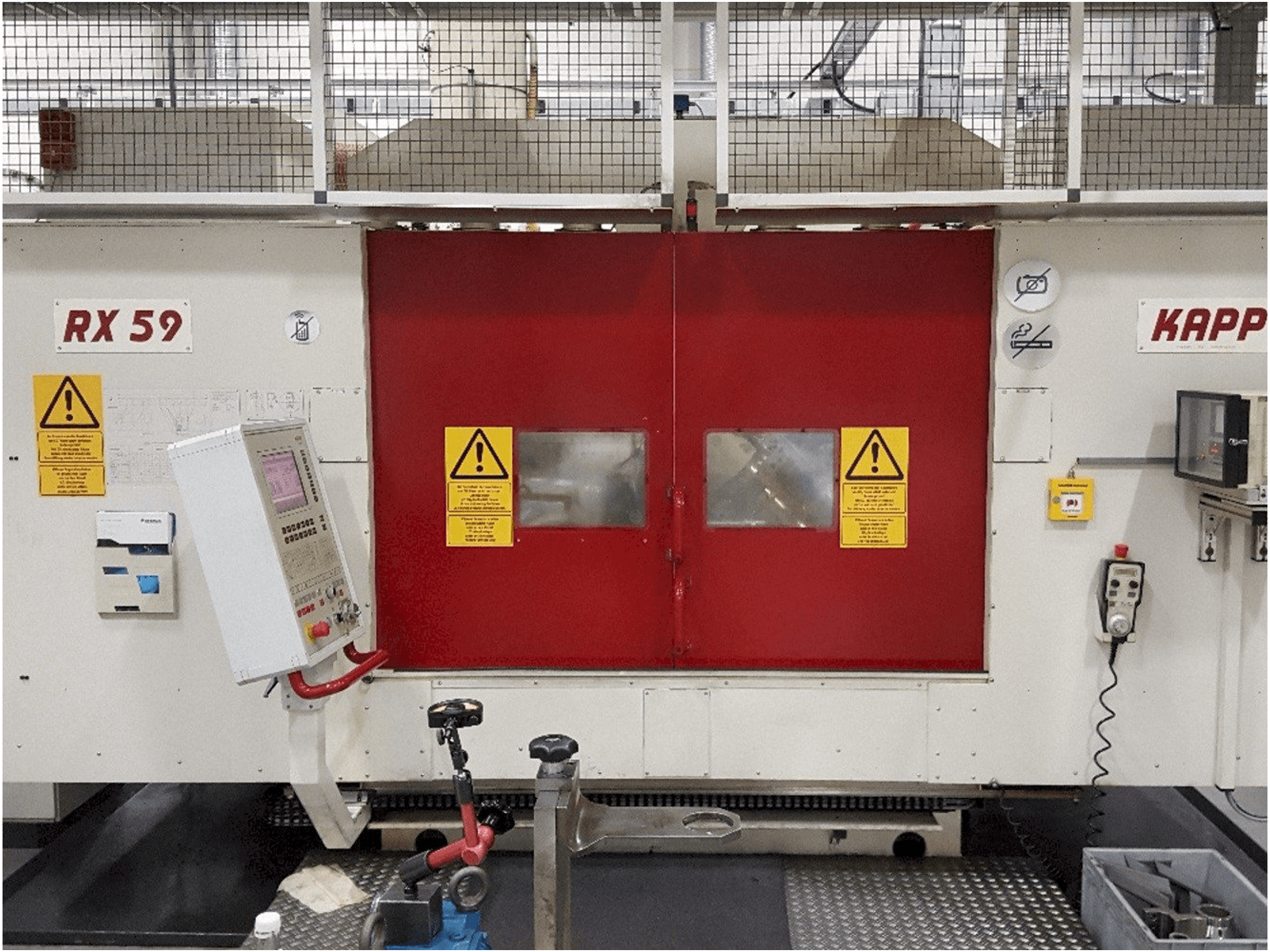 Kapp RX59-maskinen framifrån