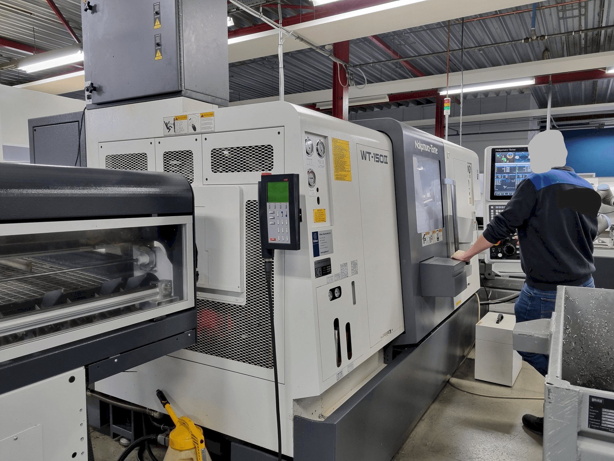 NAKAMURA-TOME WT-150II-maskinen framifrån