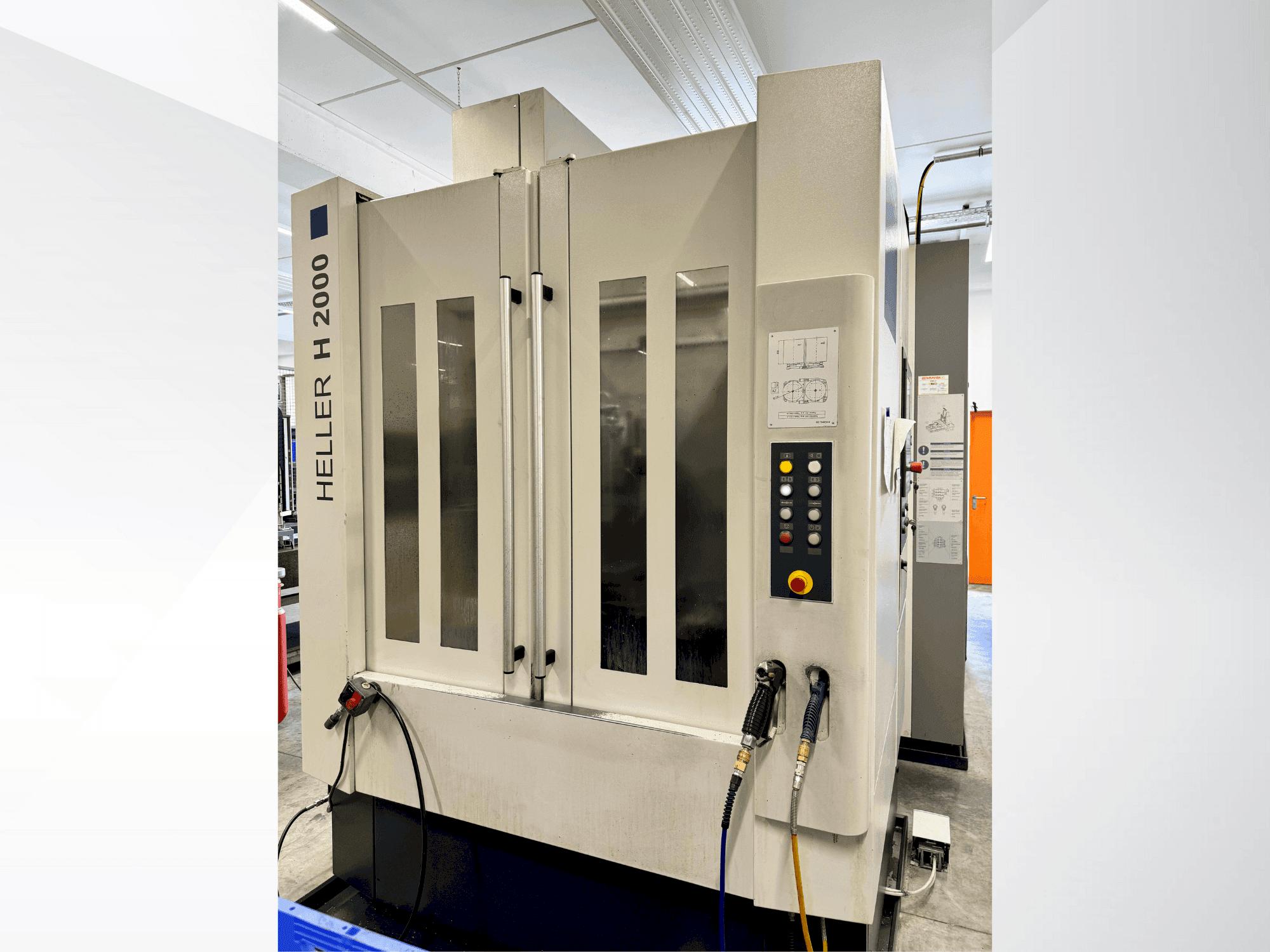 HELLER H2000-maskinen framifrån