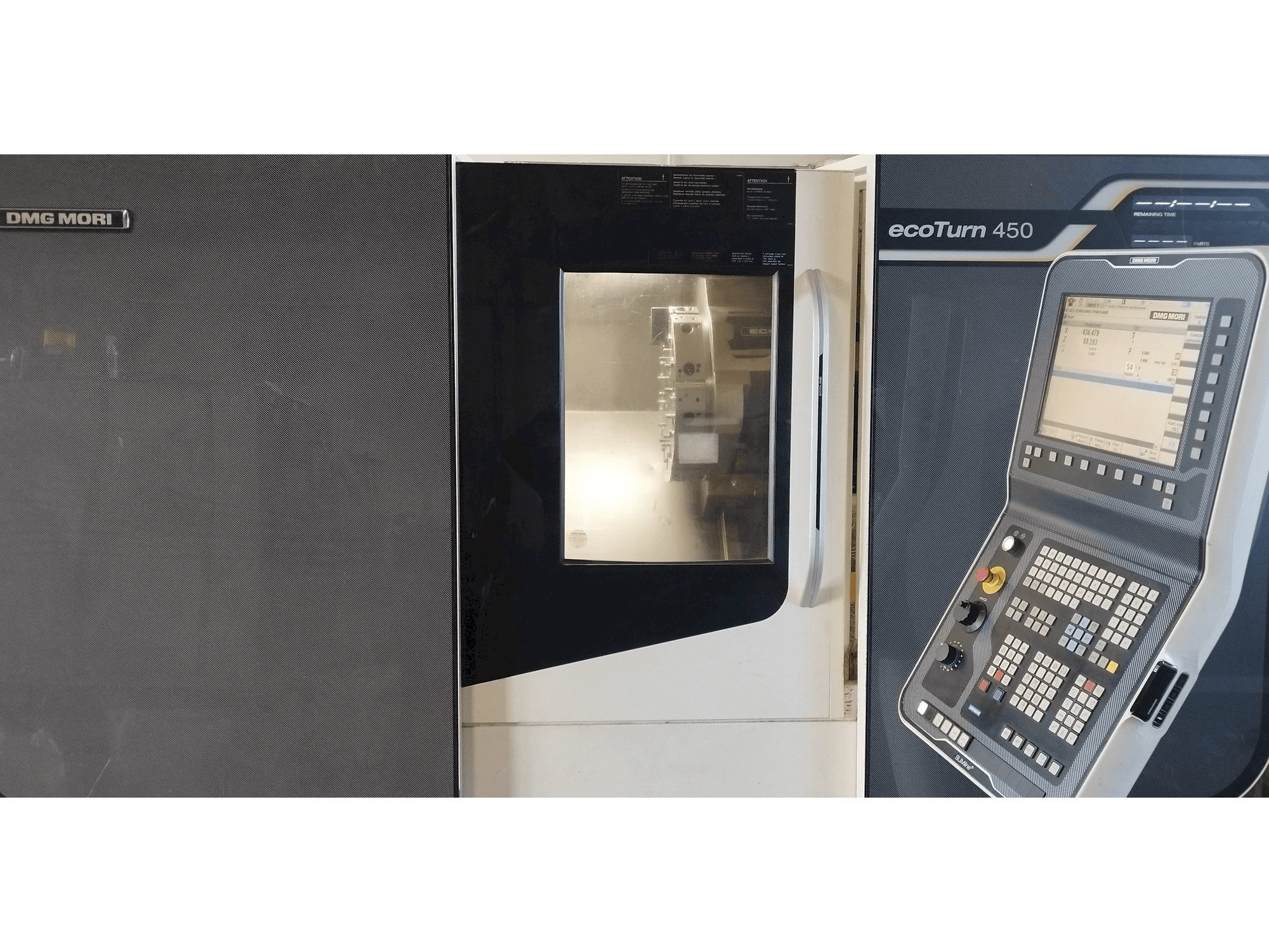 DMG MORI EcoTurn 450-maskinen framifrån