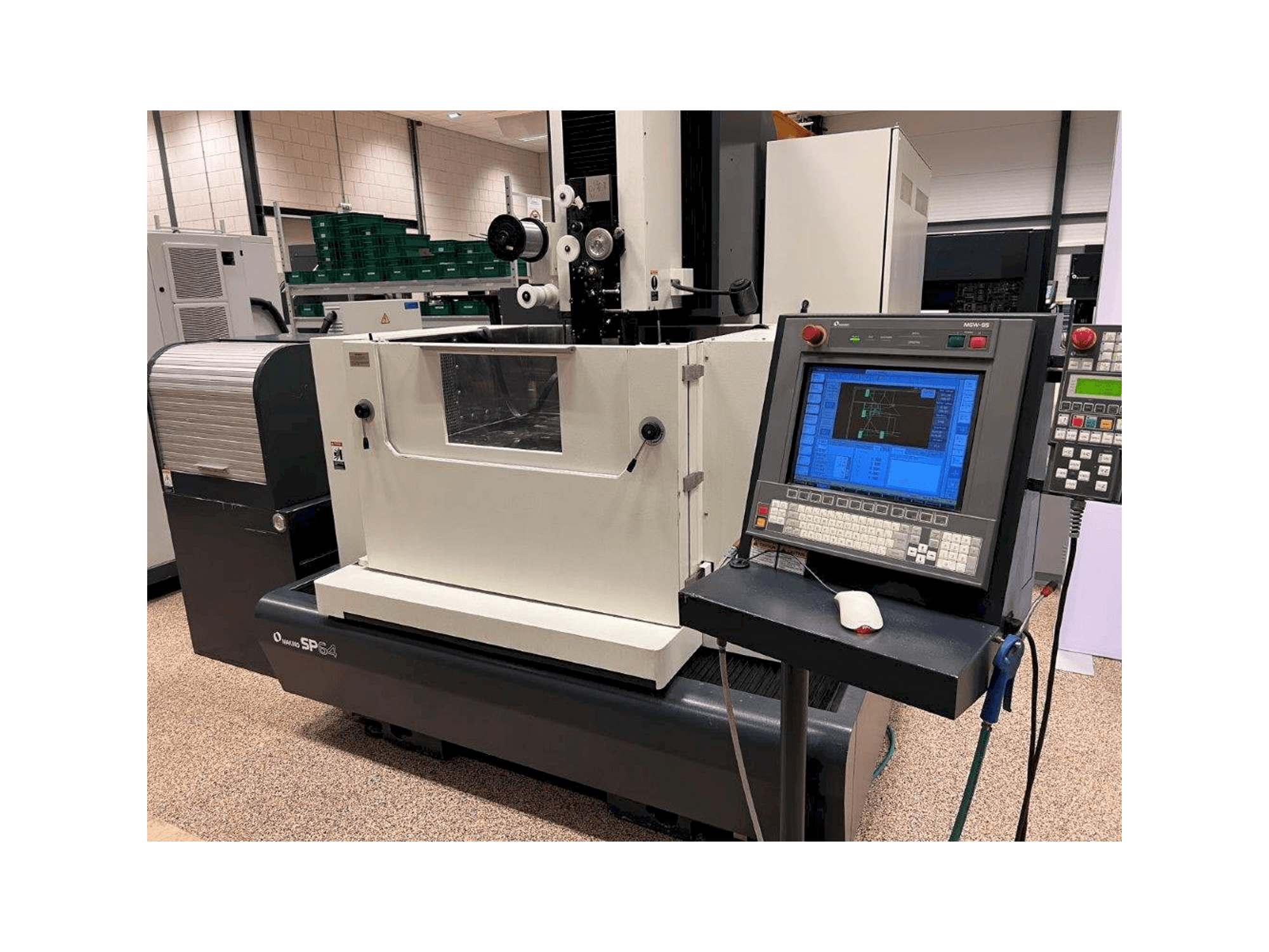 Makino -maskinen framifrån