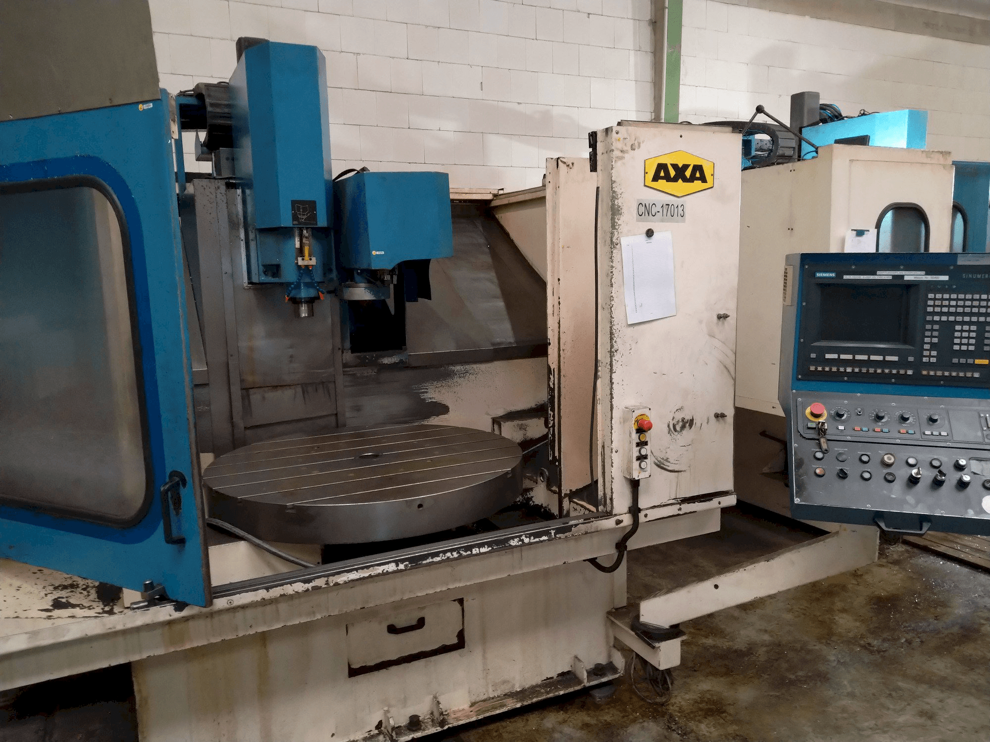 AXA VSC2 MS/80-maskinen framifrån