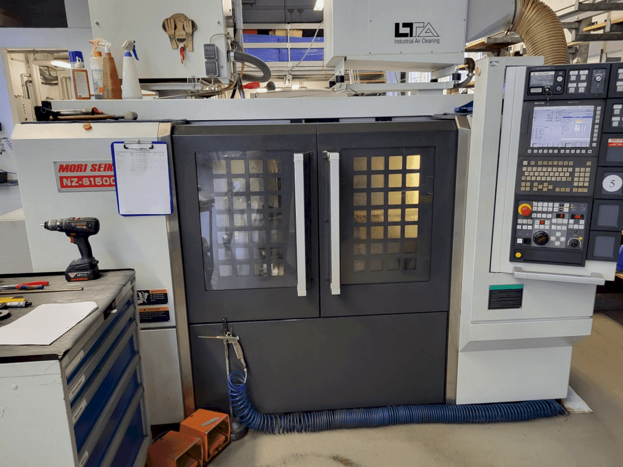 MORI SEIKI NZ-S1500-maskinen framifrån