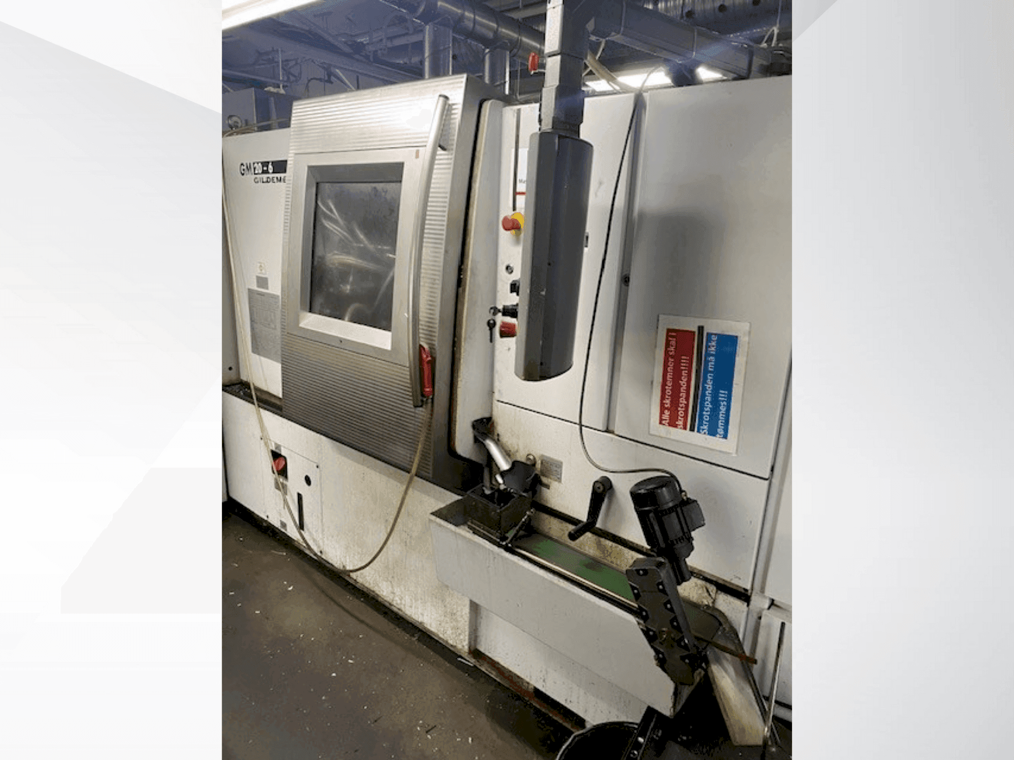 Gildemeister GM 20-6-maskinen framifrån