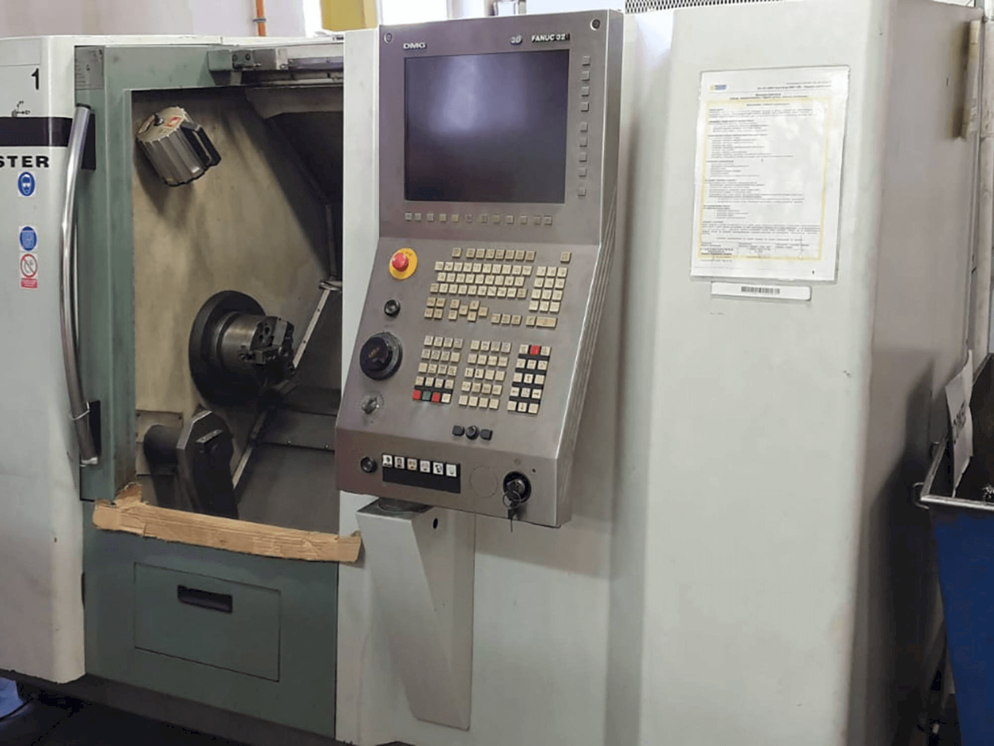 Gildemeister CTX 210-maskinen framifrån