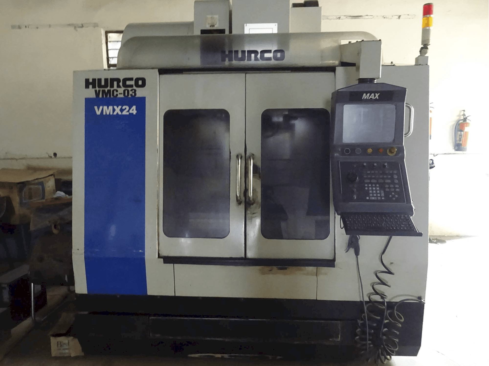 Hurco-maskinen framifrånVMX24