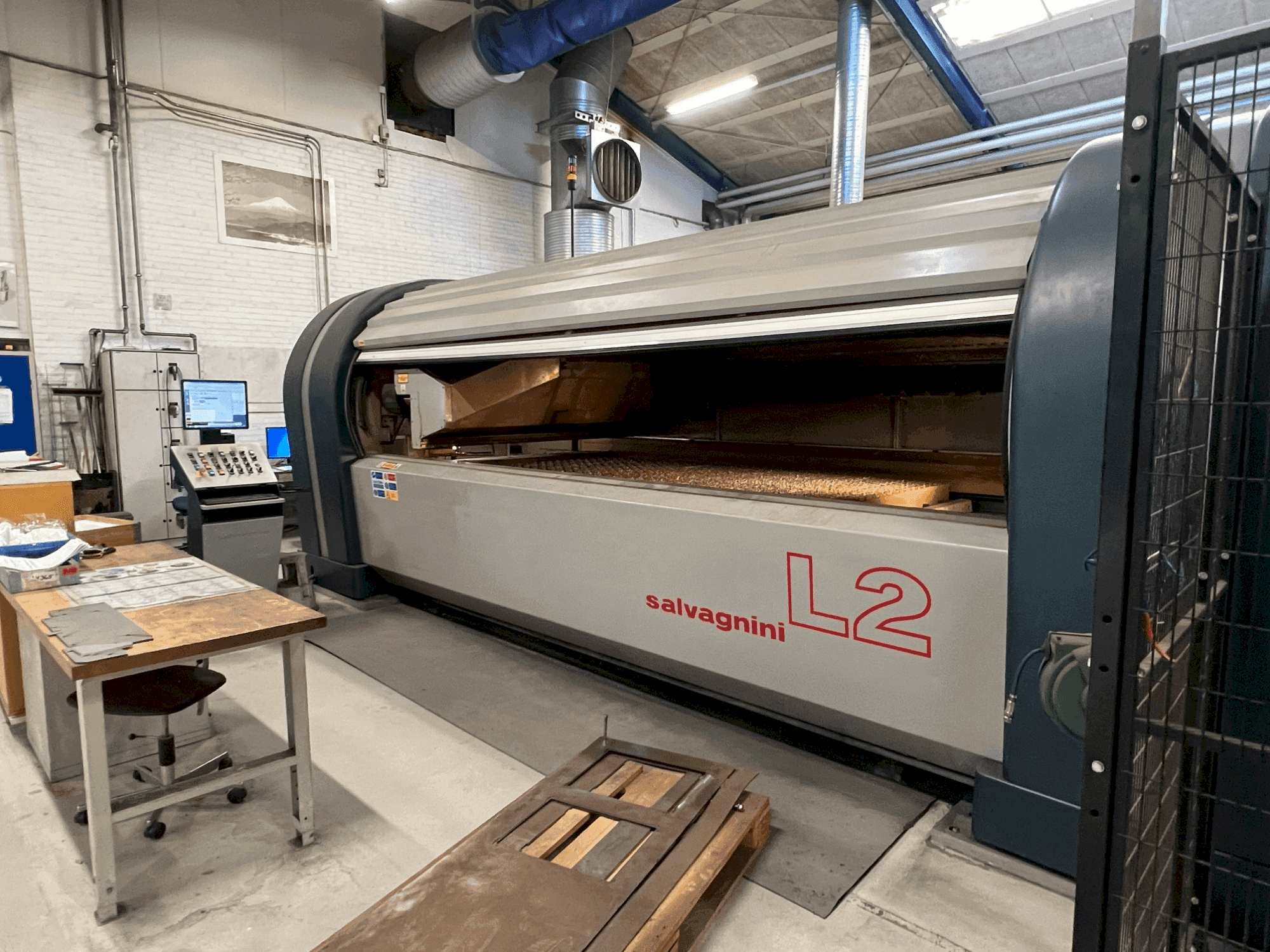 Salvagnini L2 Lightning-maskinen framifrån