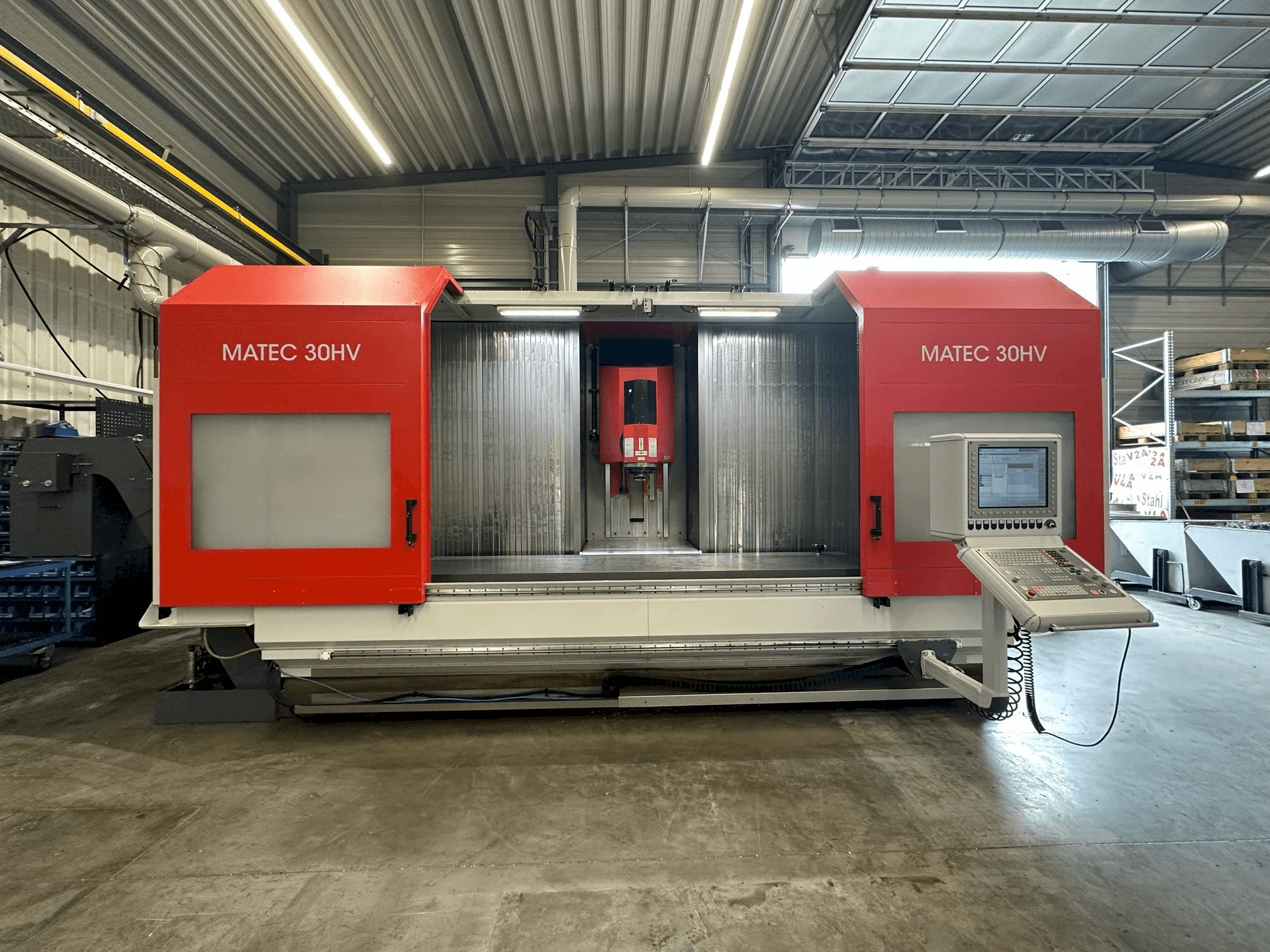 Matec 30HV-maskinen framifrån