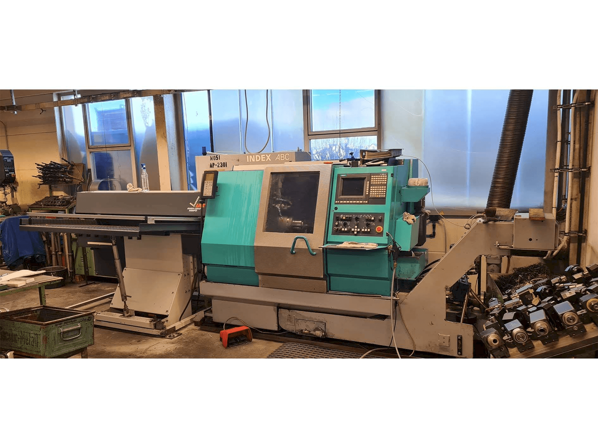 Index ABC-maskinen framifrån