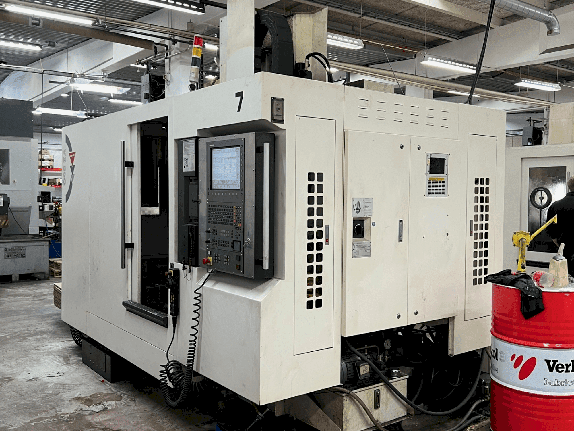 WEMAS VZ 860 APC-maskinen framifrån