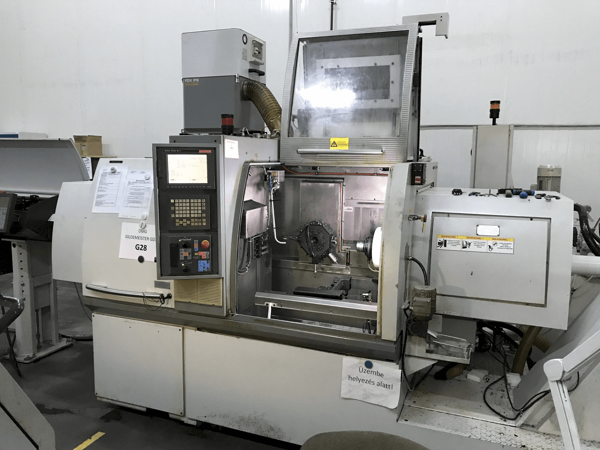 Gildemeister GD32-maskinen framifrån