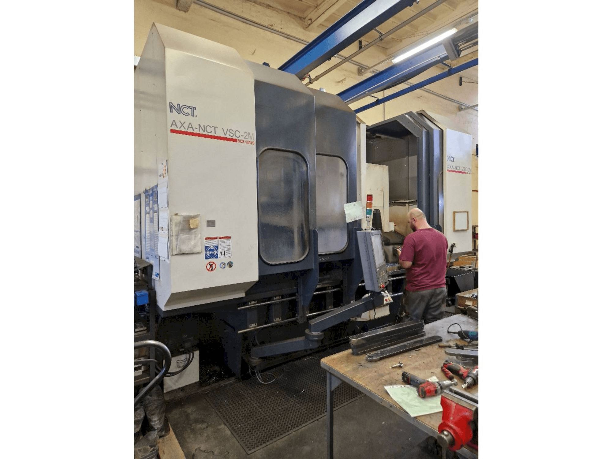 AXA NCT VSC-2M-maskinen framifrån
