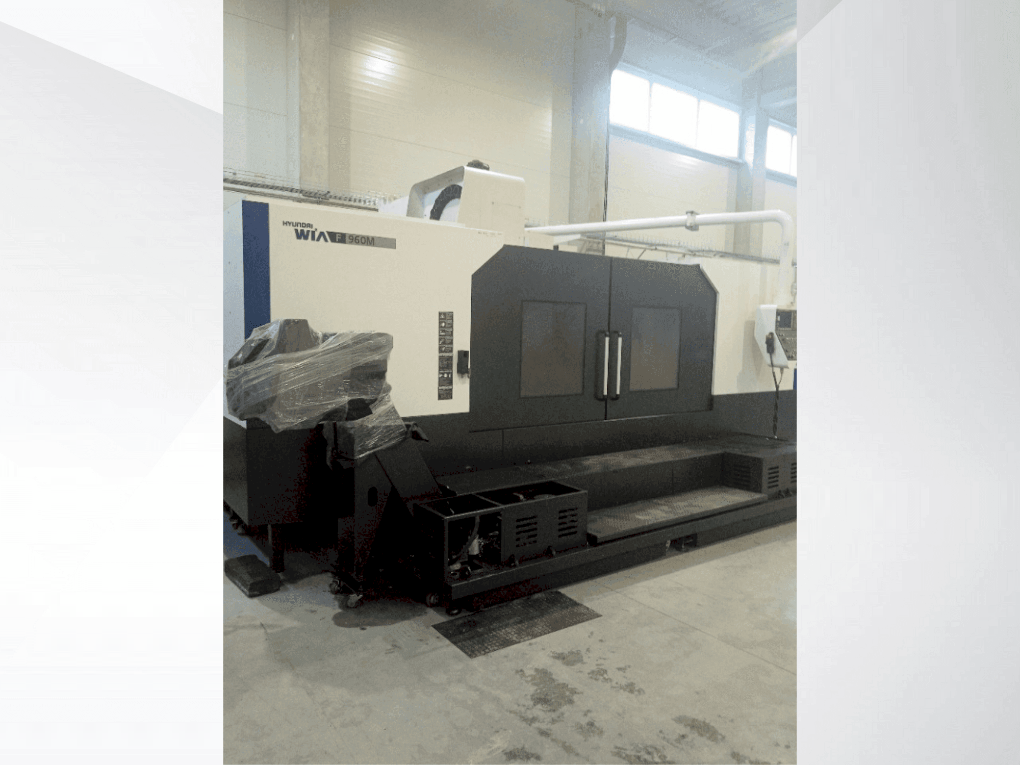 Hyundai Wia F 960M-maskinen framifrån