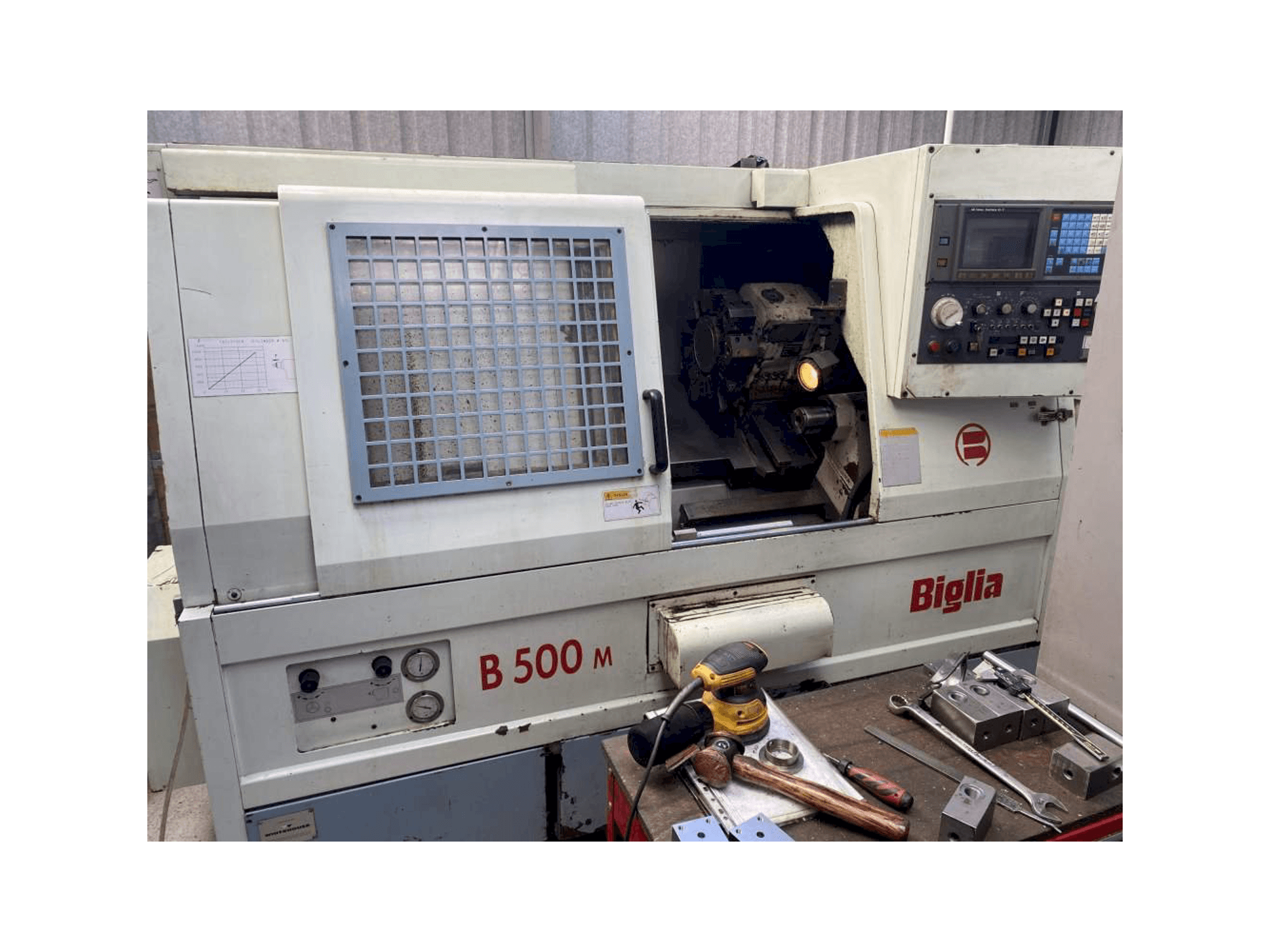 Biglia B 500 M-maskinen framifrån