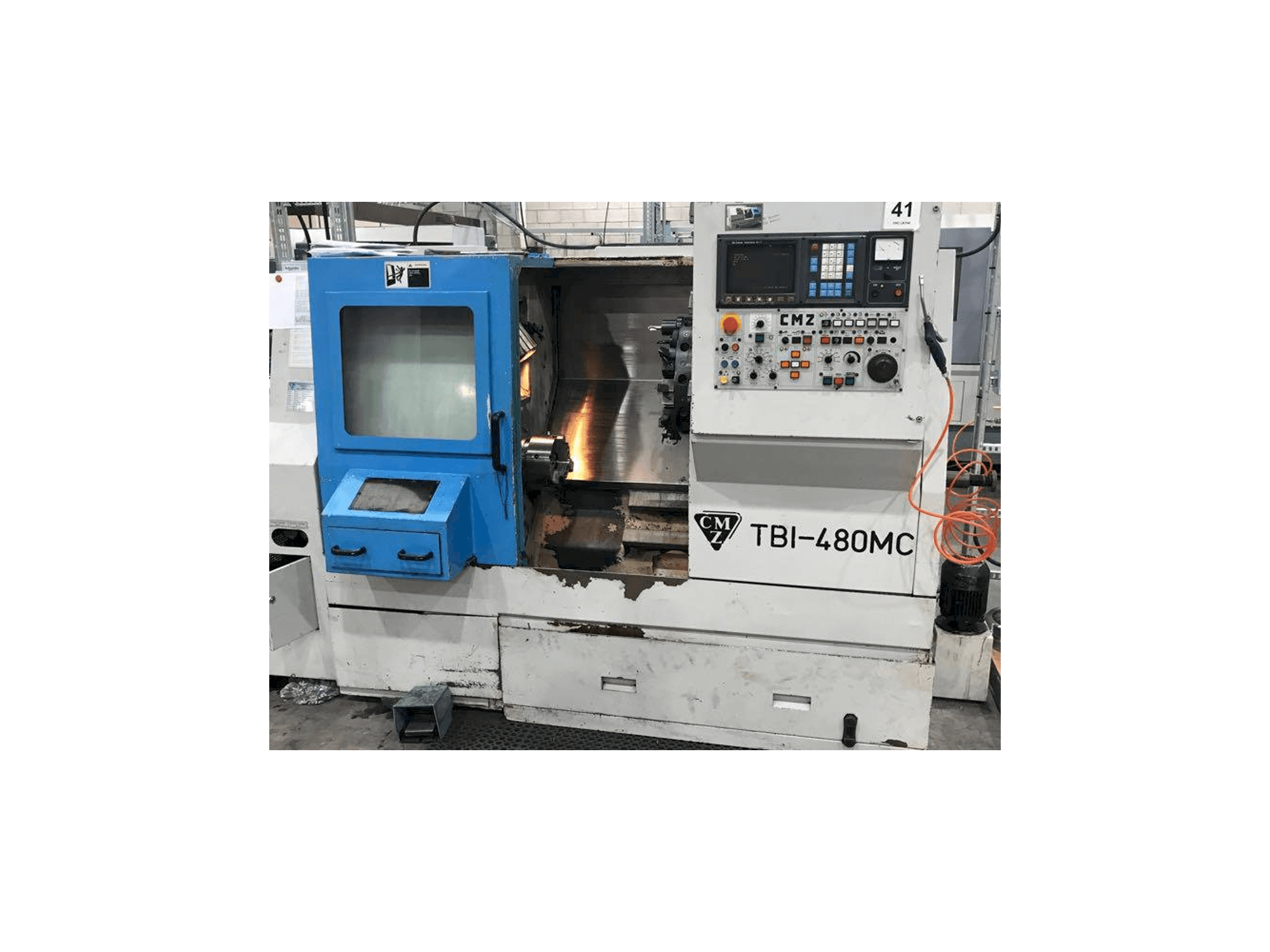 CMZ TBI-480-maskinen framifrån