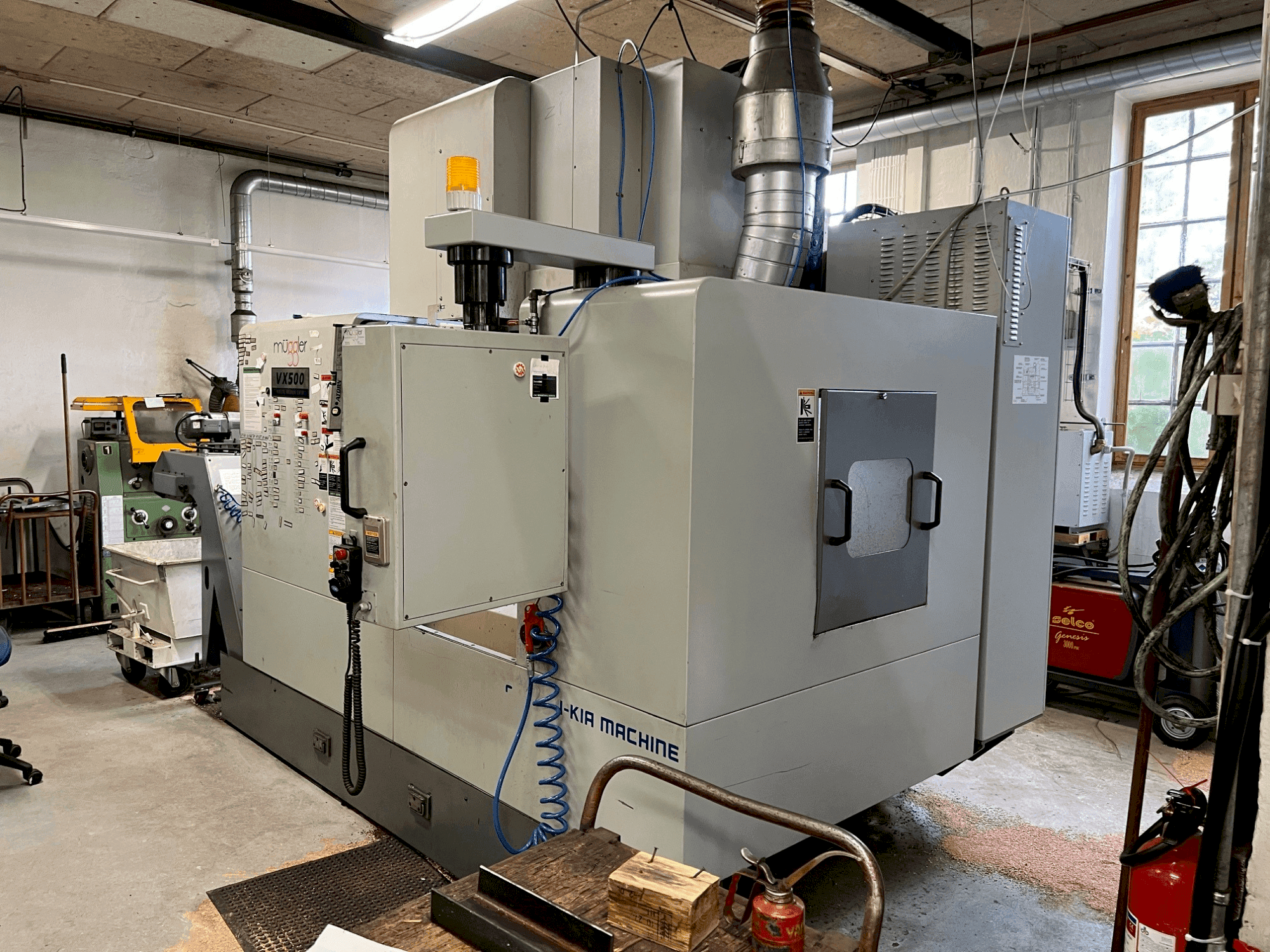 HYUNDAI KIA VX500-maskinen framifrån