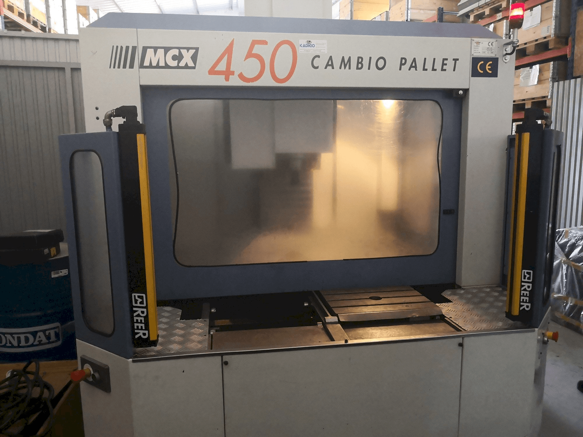 FAMUP MCX 450-maskinen framifrån