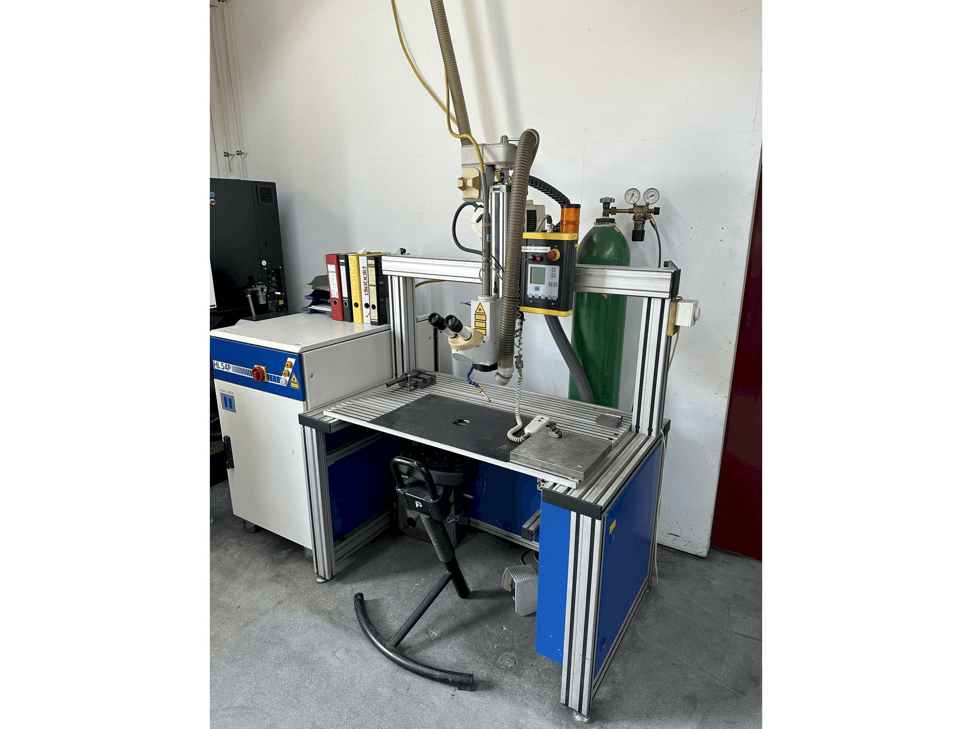 Haas-Laser HL 54P-maskinen framifrån