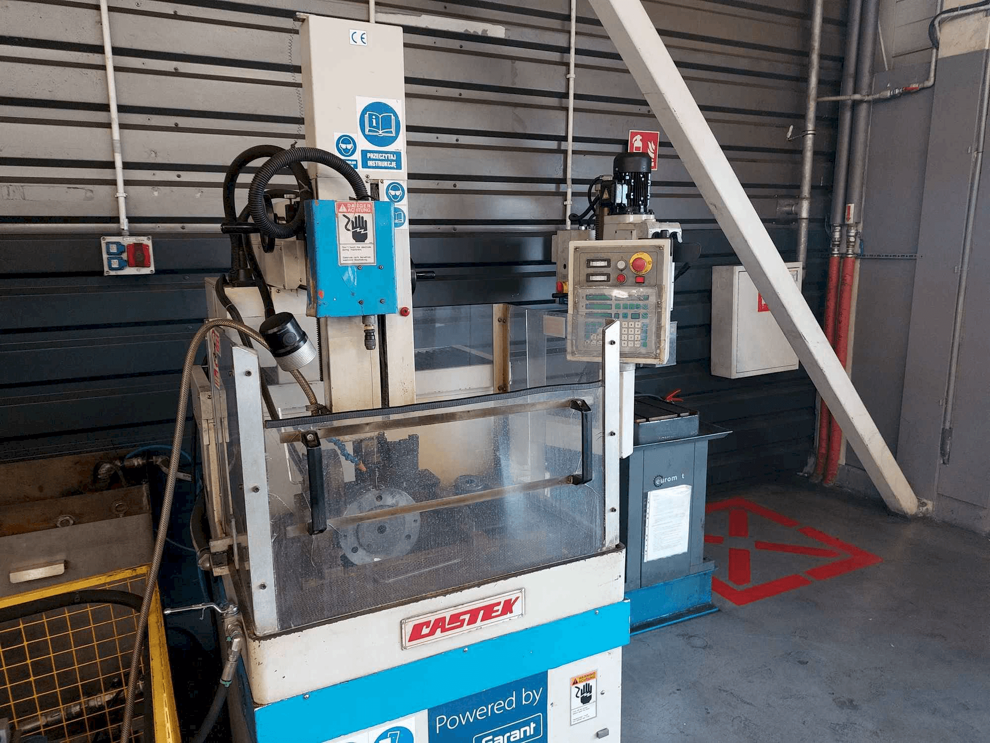 CASTEK SD5030CE-maskinen framifrån