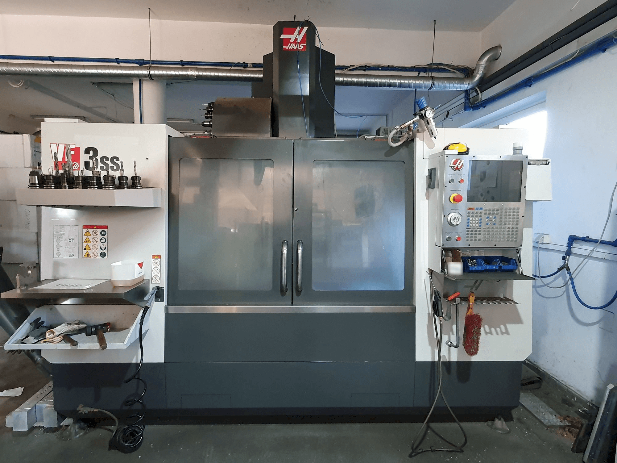 HAAS VF-3SS-maskinen framifrån