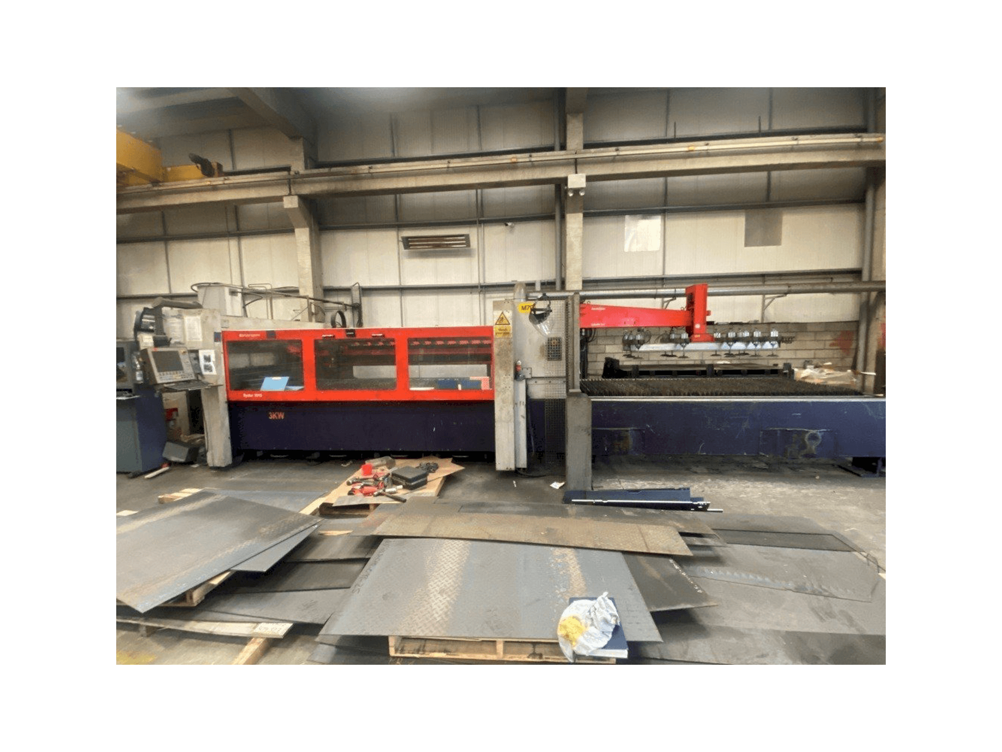 Bystronic Bystar 3015-maskinen framifrån