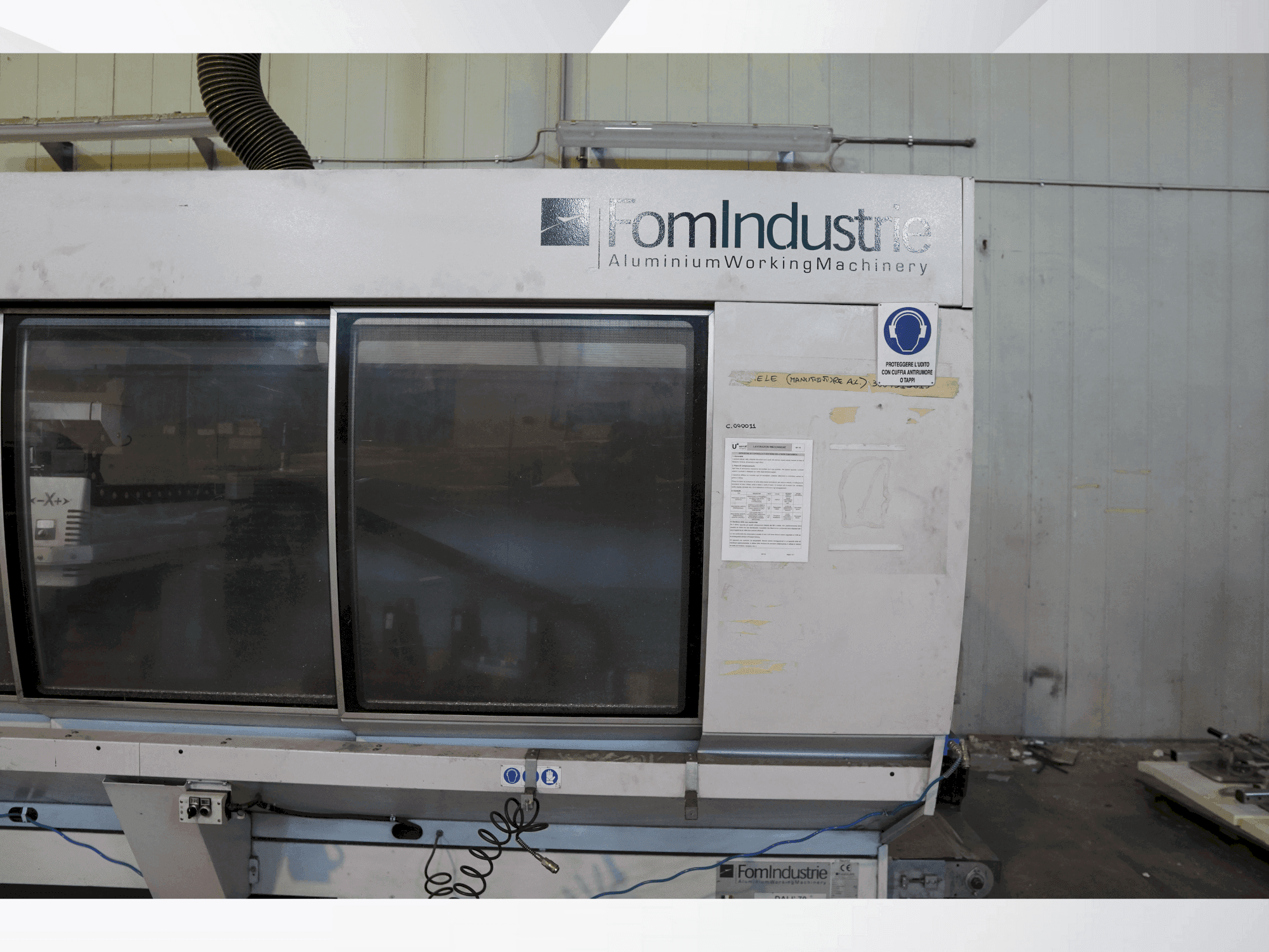 FomIndustrie DALI 70-maskinen framifrån