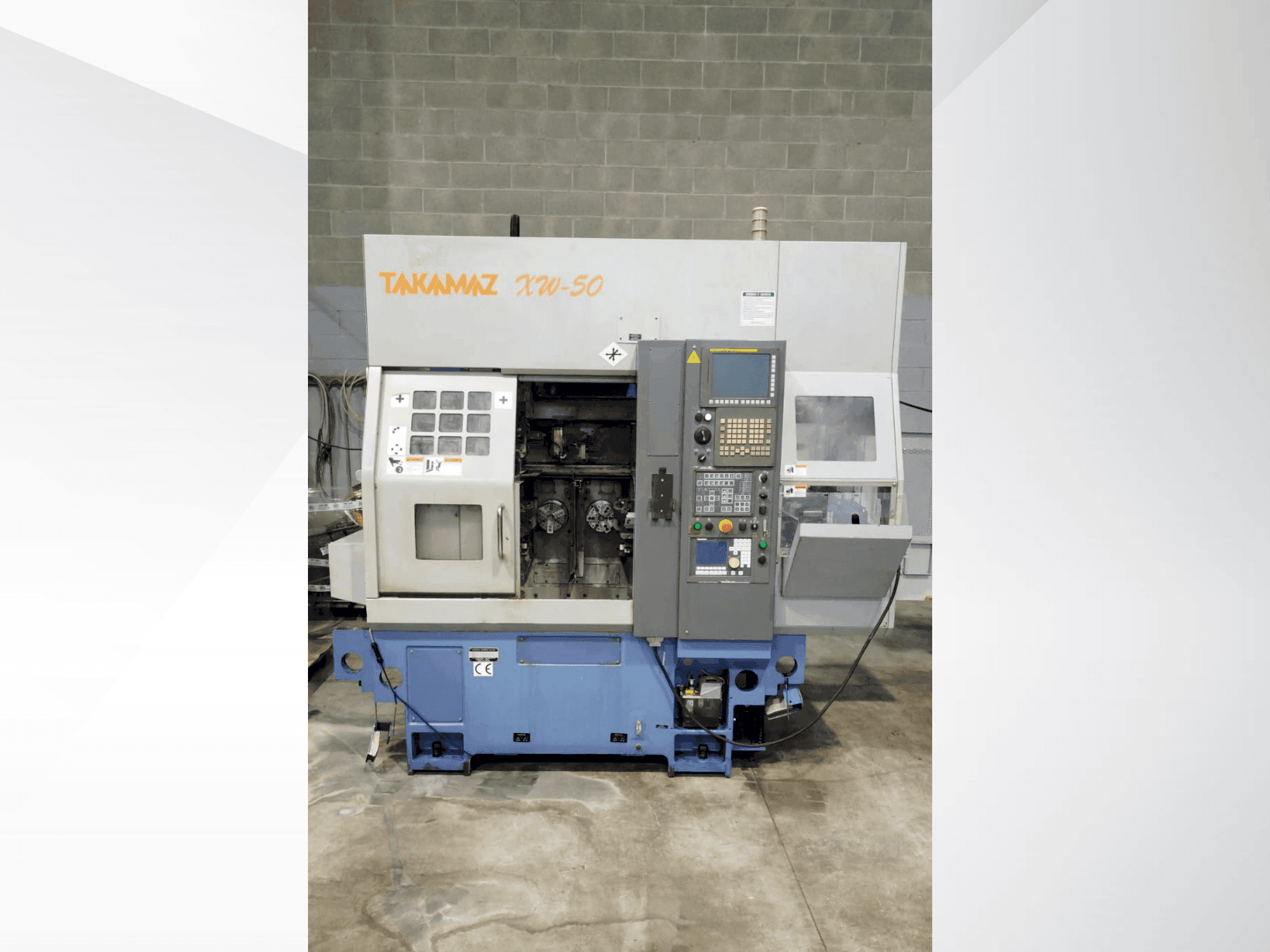 Takamaz NW 50-maskinen framifrån