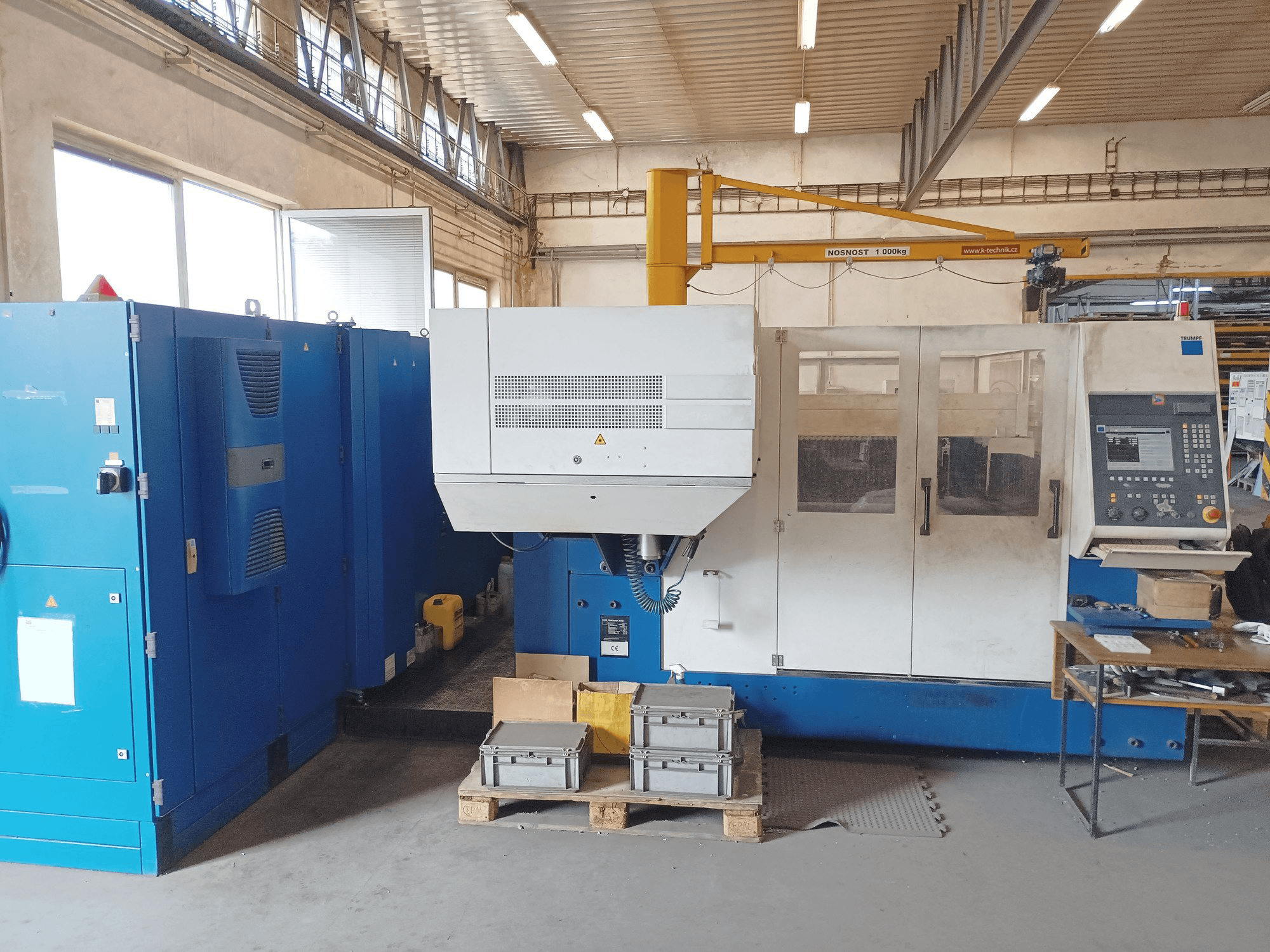 TRUMPF Trulaser 3030-maskinen framifrån