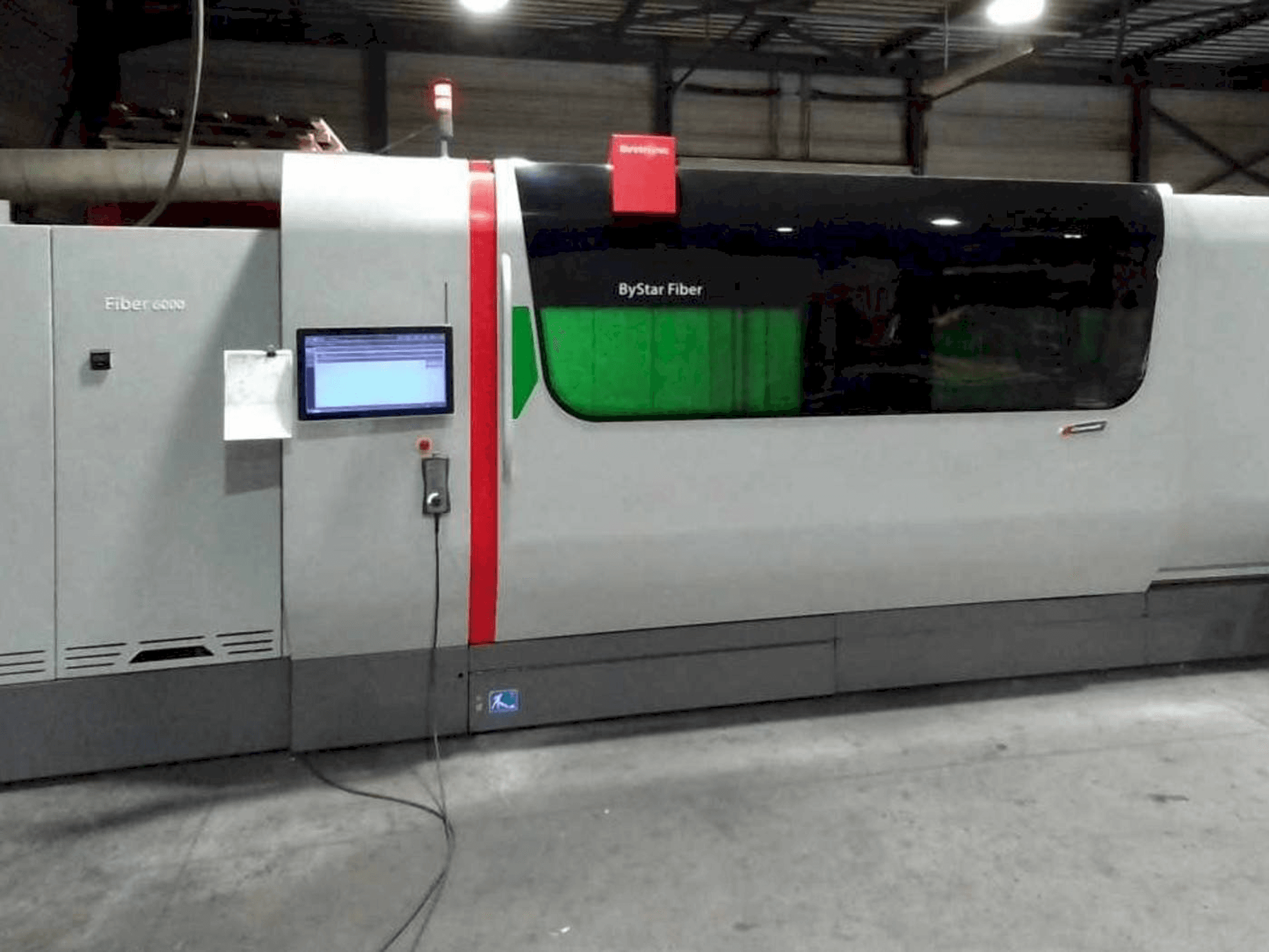Bystronic Bystar 3015 6KW Fiber-maskinen framifrån