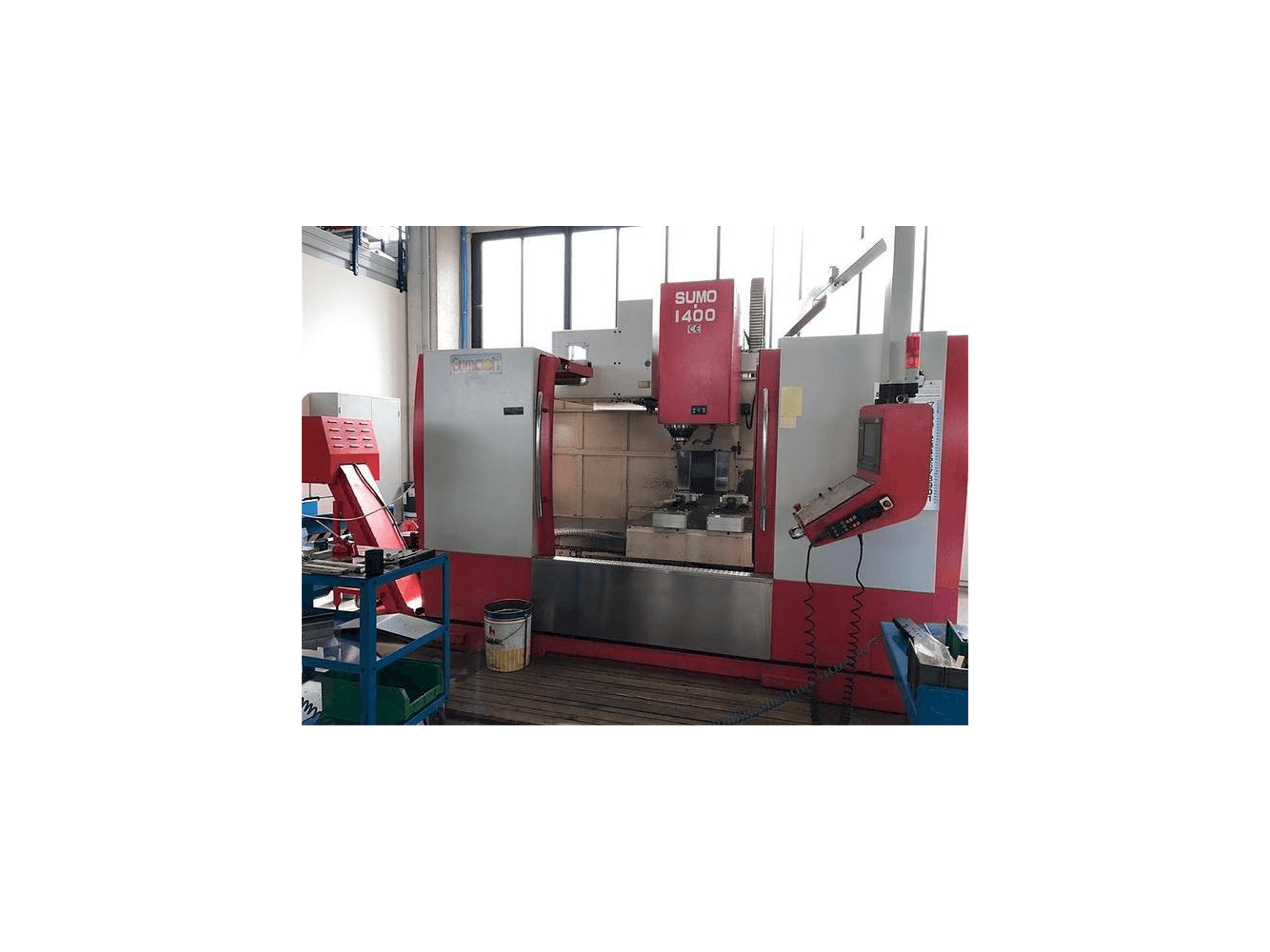 Eumach SUMO 1400-maskinen framifrån