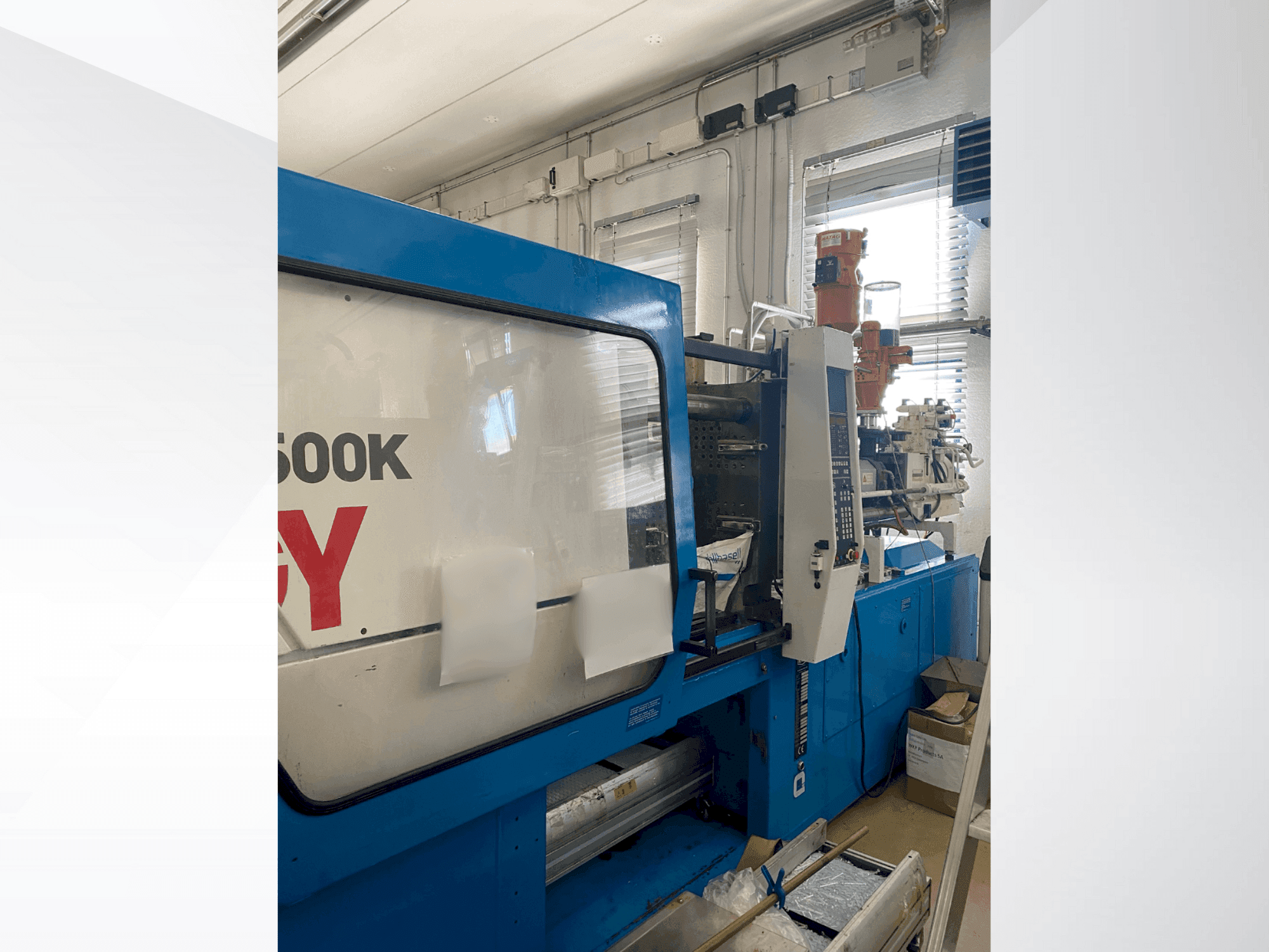 Netstal S-1500K-460-maskinen framifrån