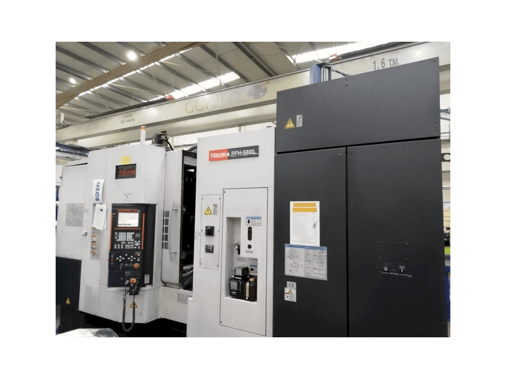 Mazak PFH 5800-maskinen framifrån