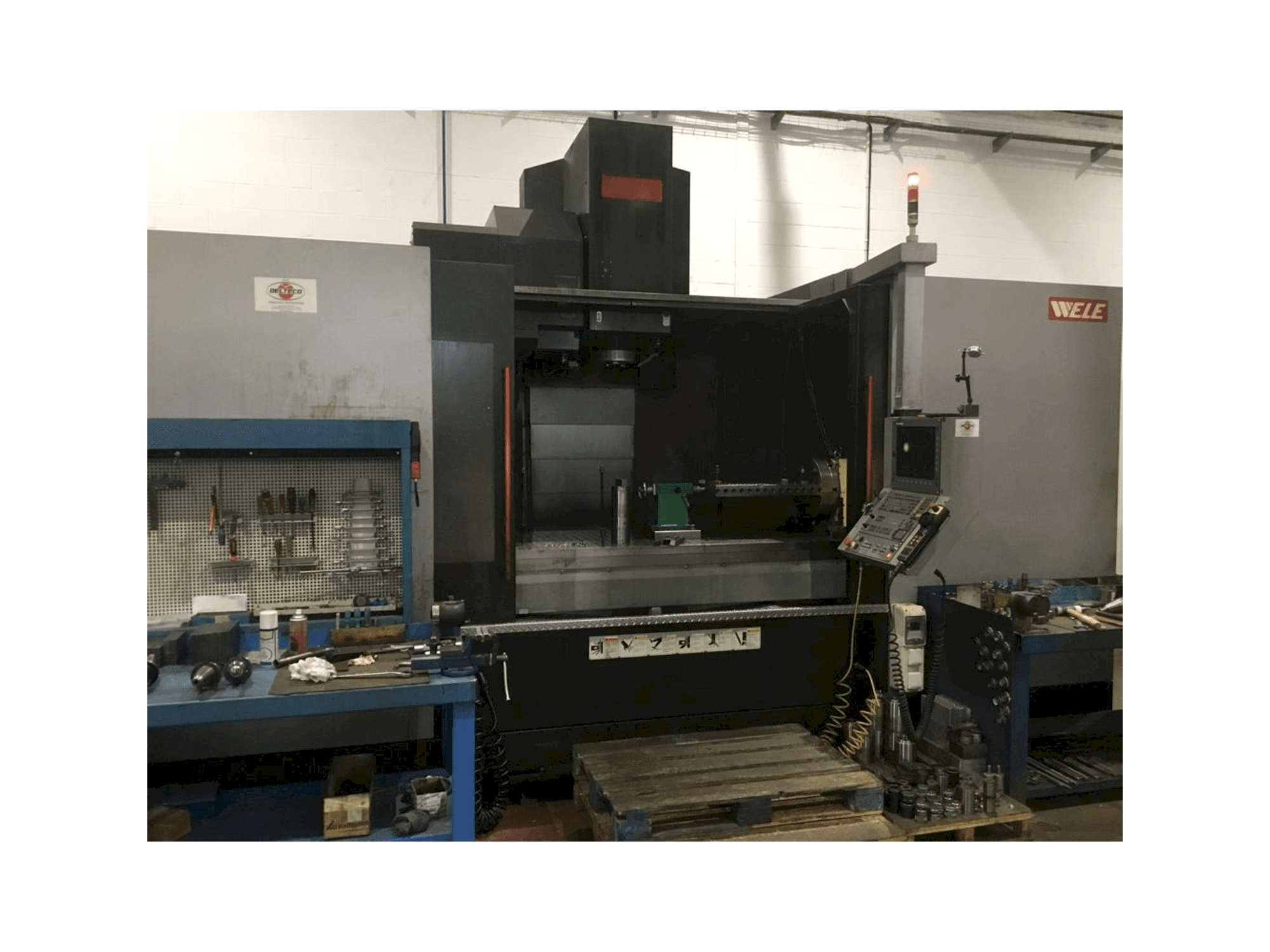 Wele AA2090-maskinen framifrån